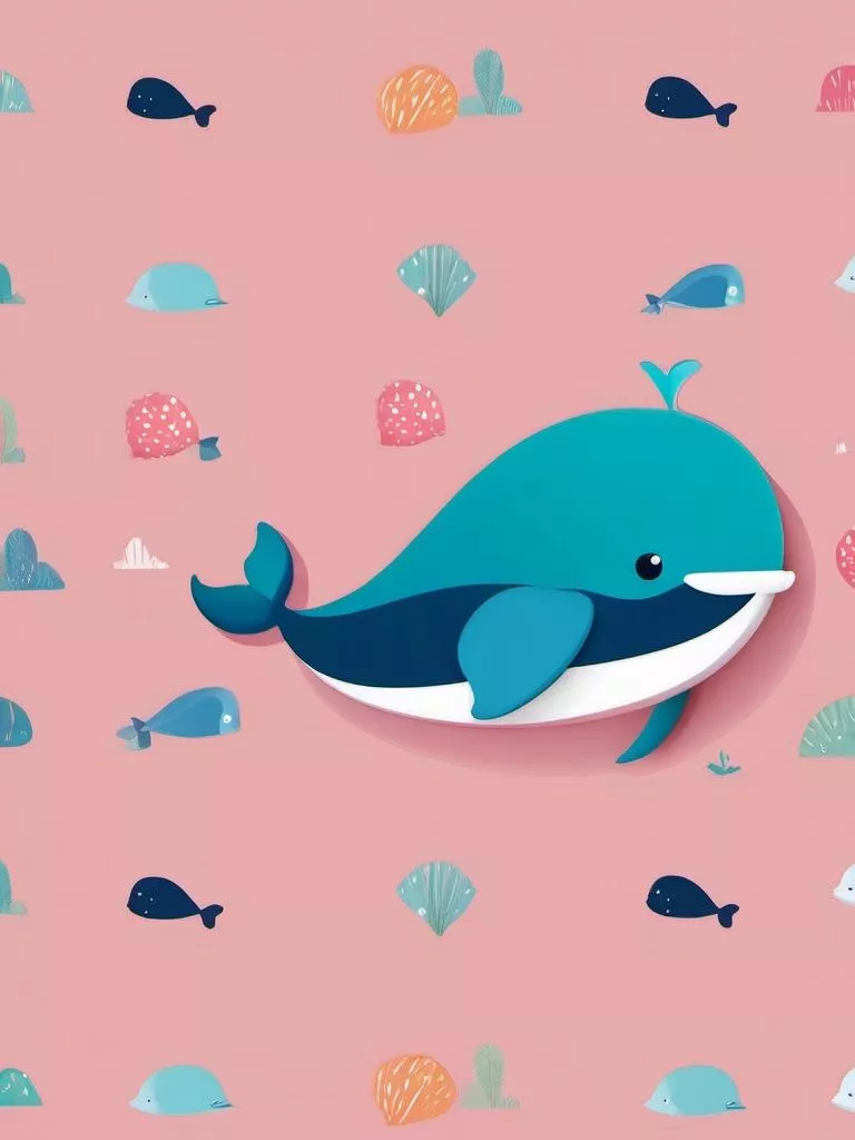 Cute Whale Wallpaper , Mobile iPhone