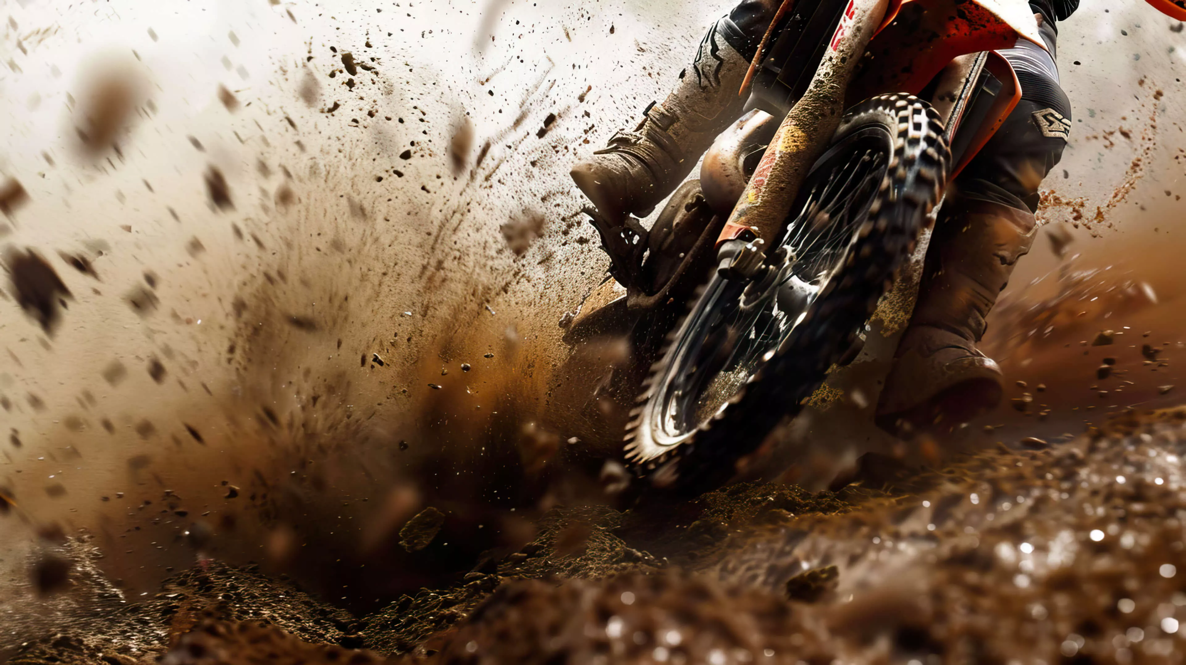 Thrilling Dirt Bike Wallpaper, Free