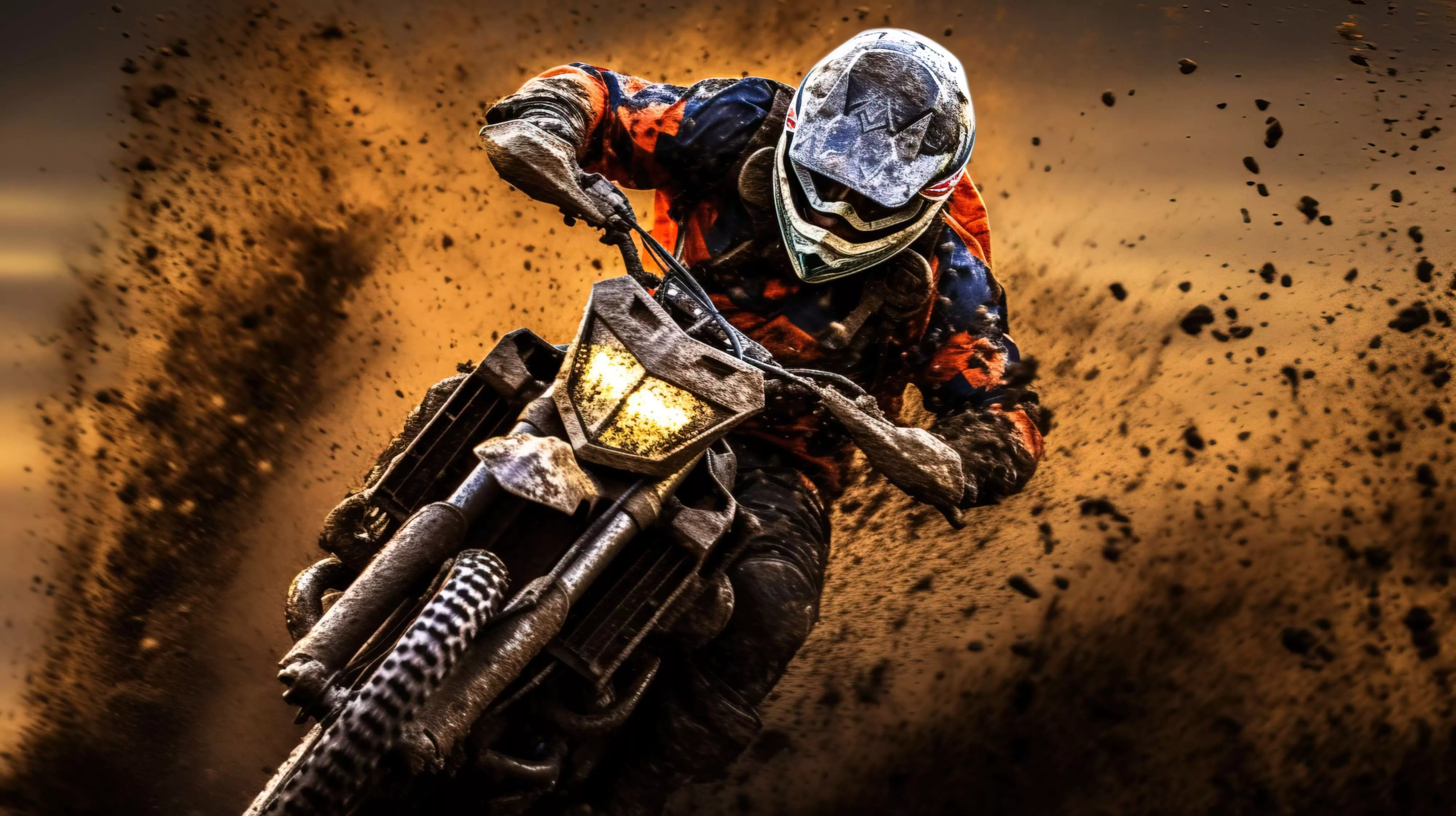 Thrilling Dirt Bike Wallpaper, Free