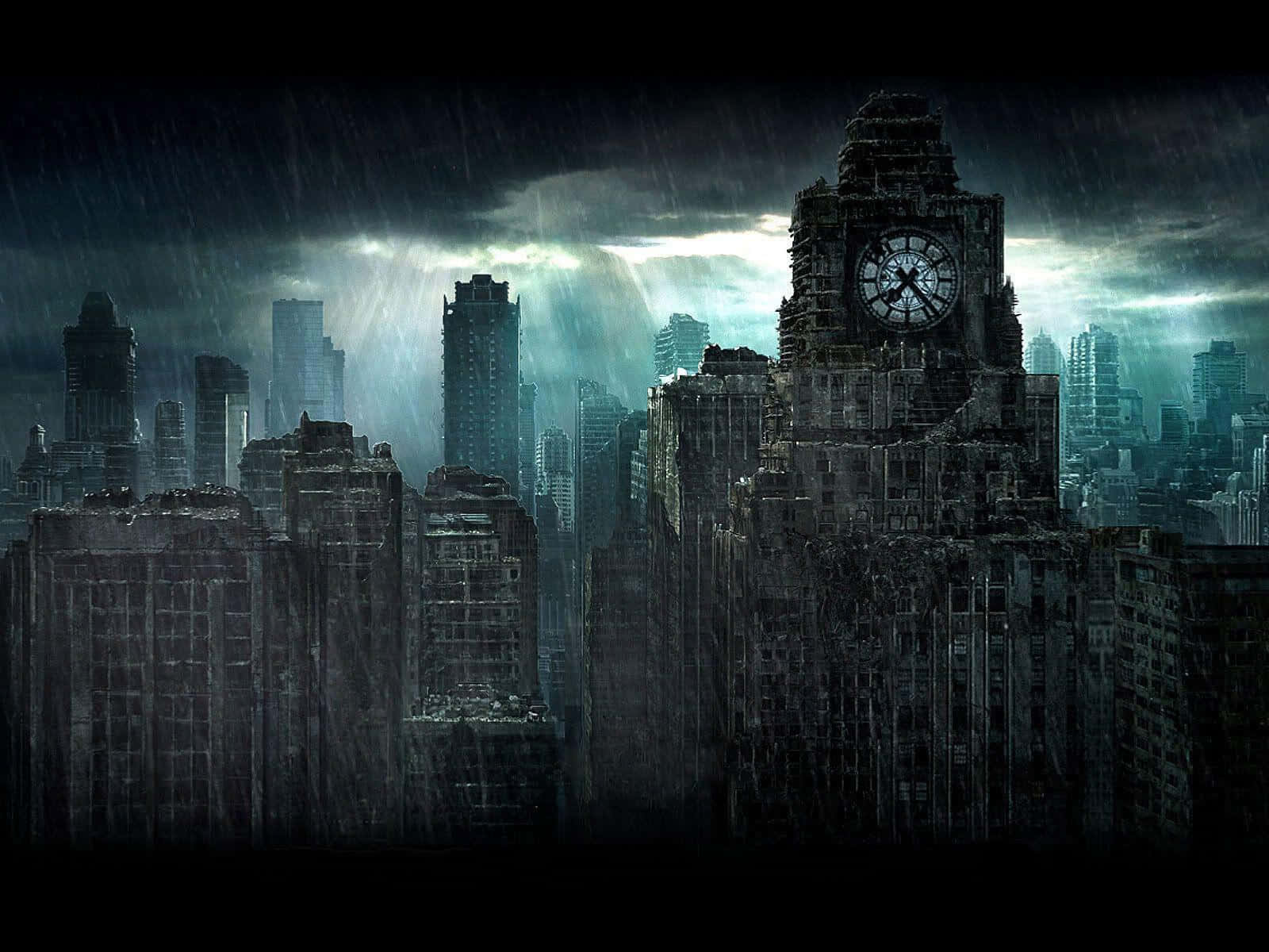 Download Majestic Gotham City Skyline