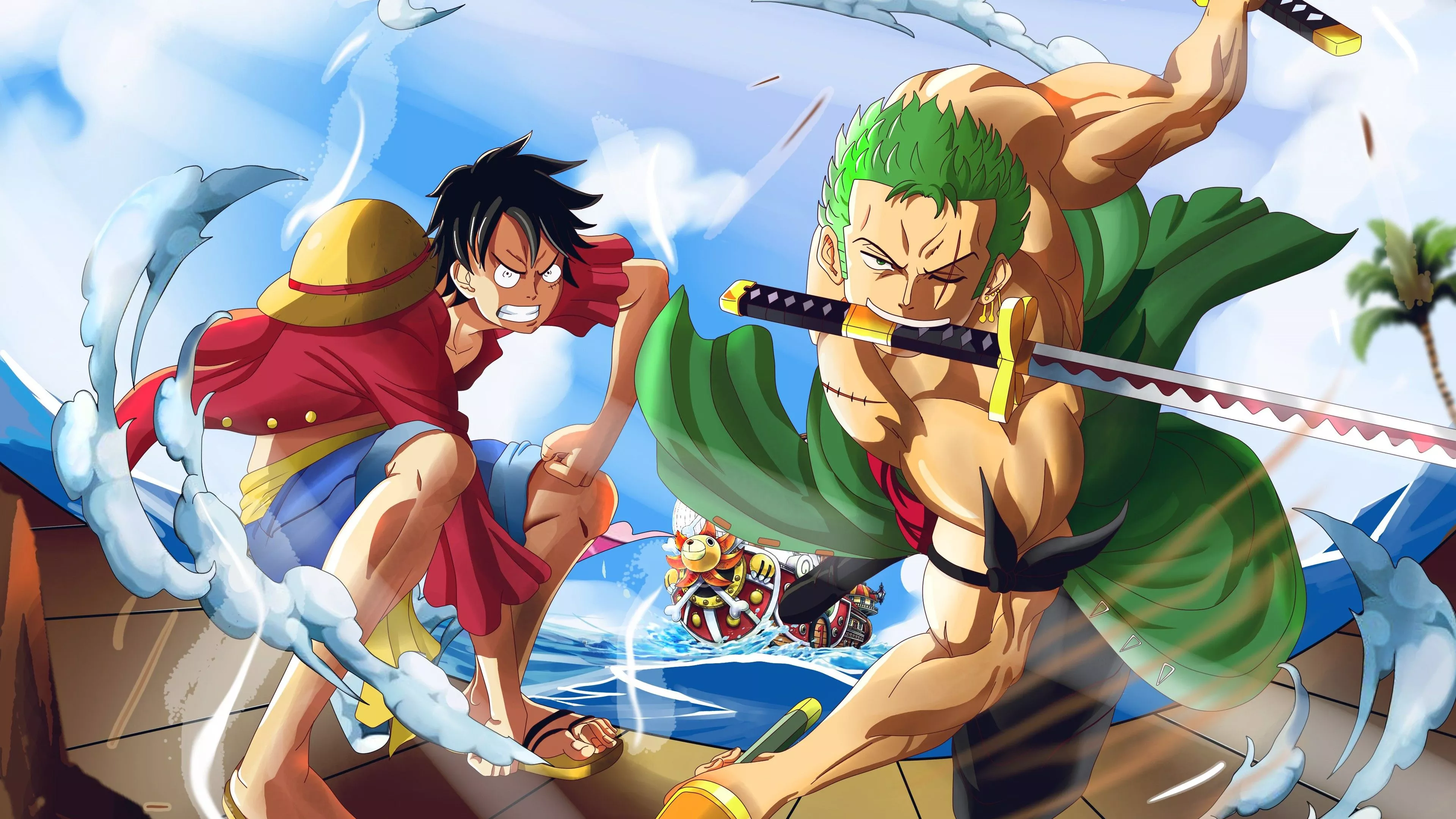 Monkey D. Luffy Roronoa Zoro Thousand