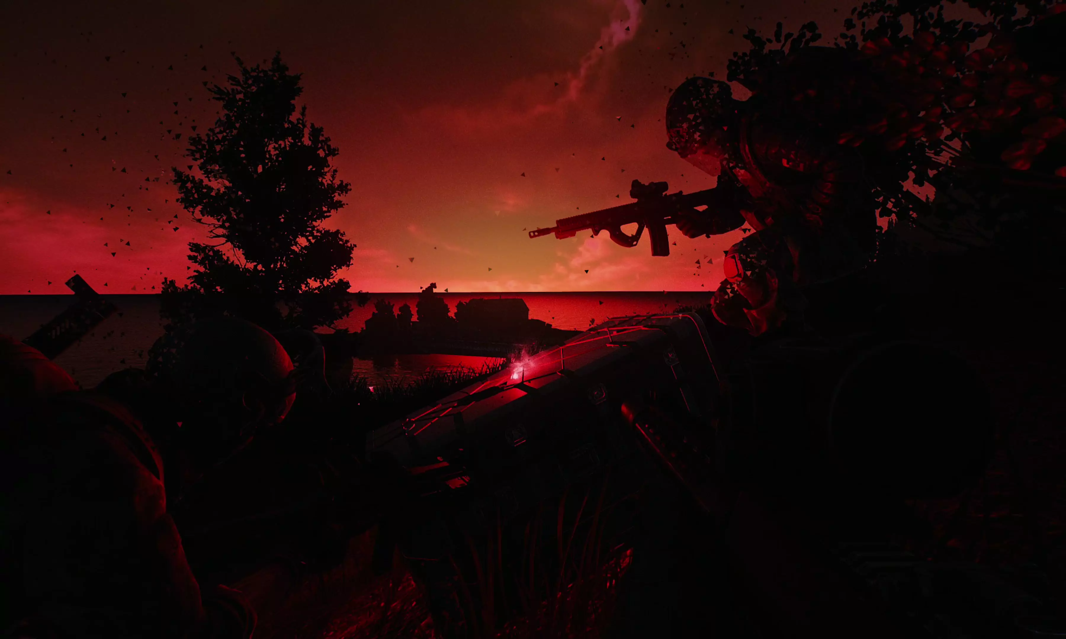 wallpaper Sunset Escape From Tarkov