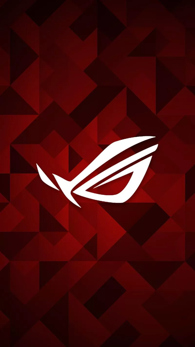Rog red, gaming, HD phone wallpaper