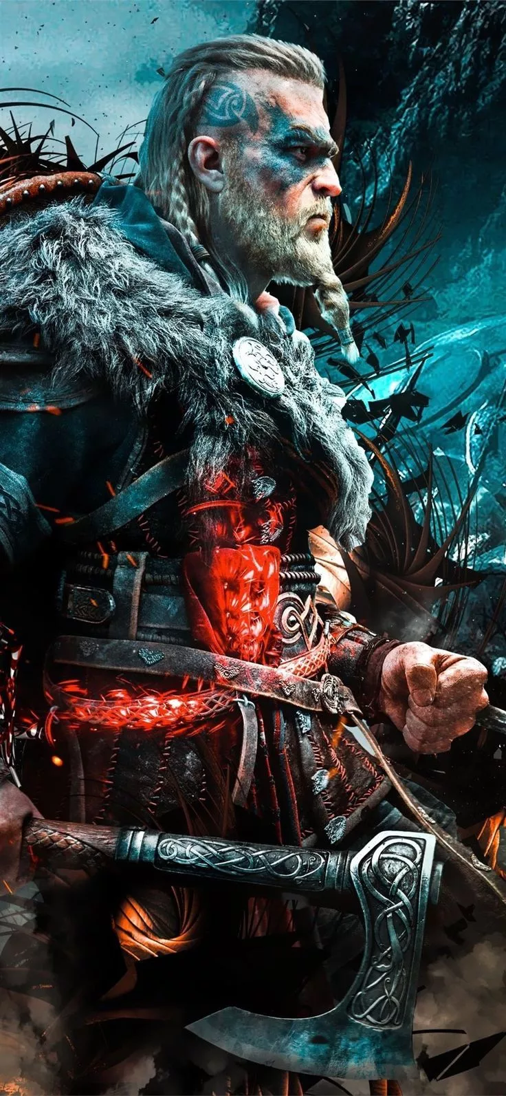 4k assassins creed valhalla ps5 game iPhone 11 Wallpaper