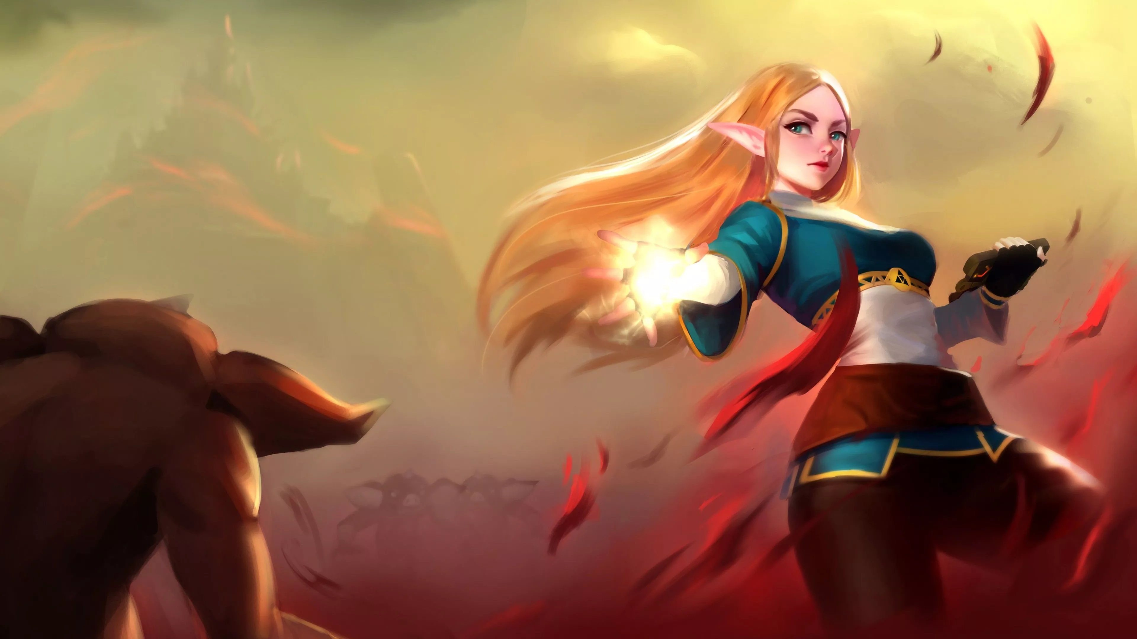 Blonde Girl Zelda 4K HD The Legend