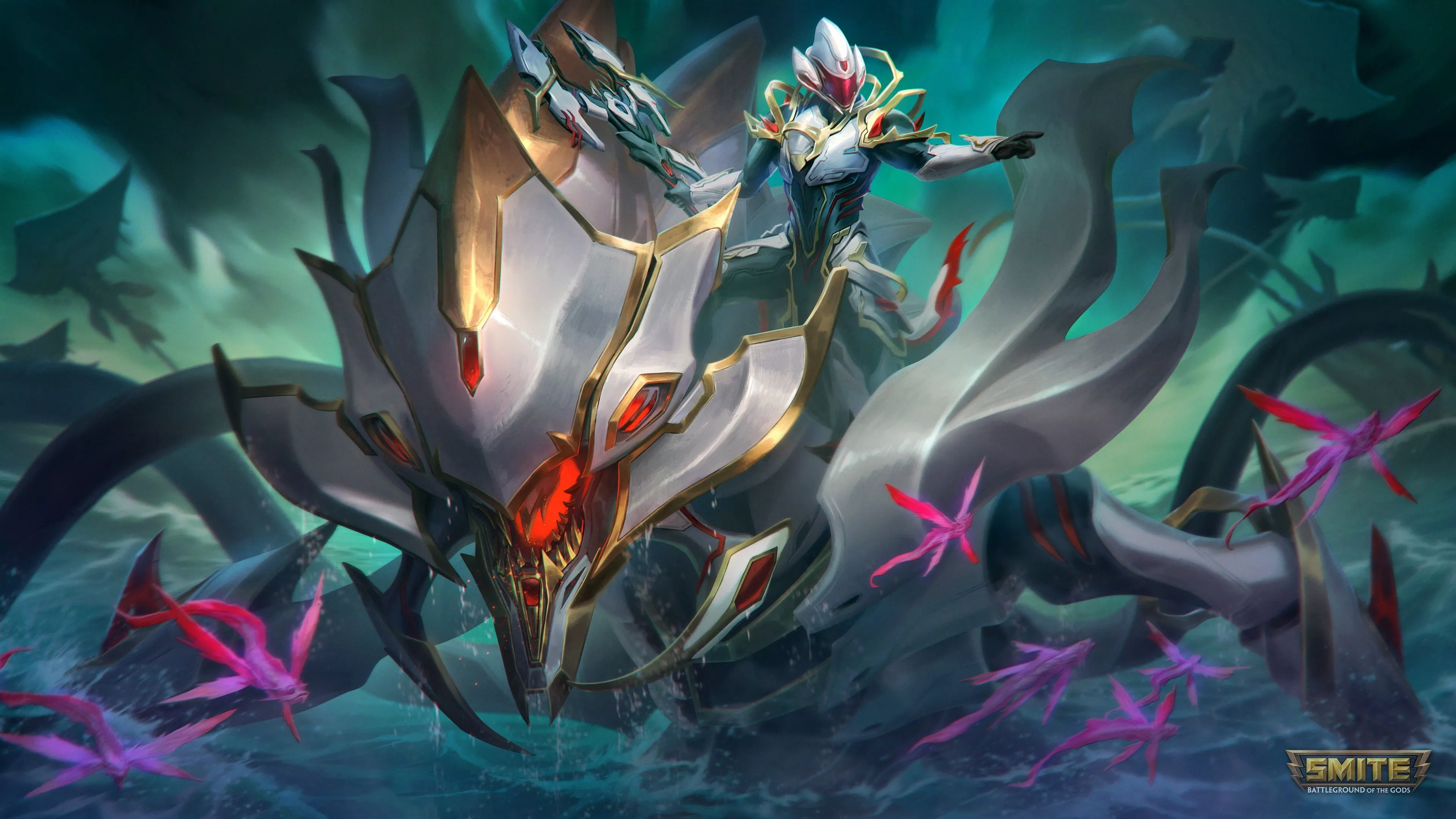 Poseidon 4K HD Smite Wallpaper. HD