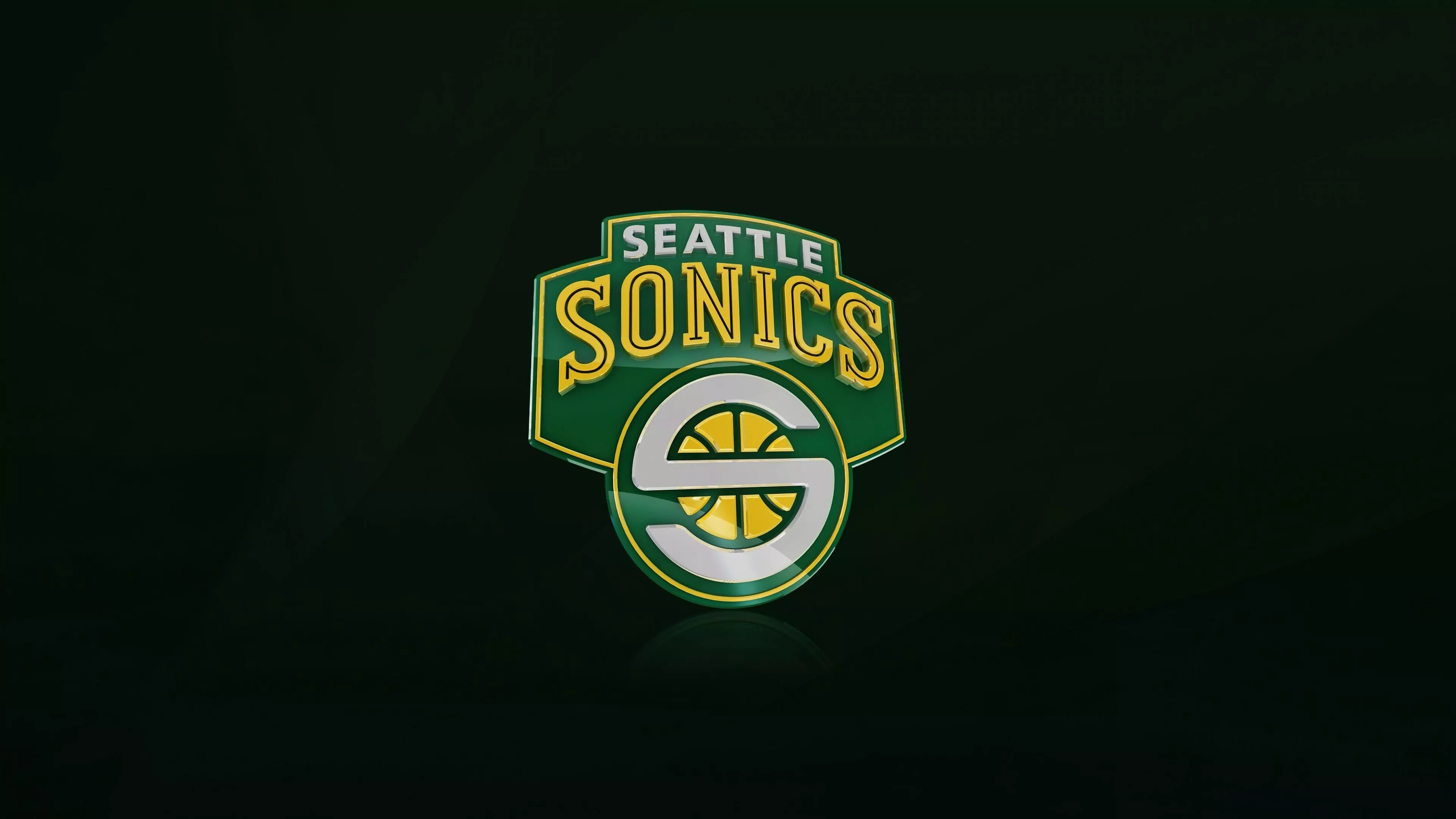 Seattle Supersonics Wallpaper 4K