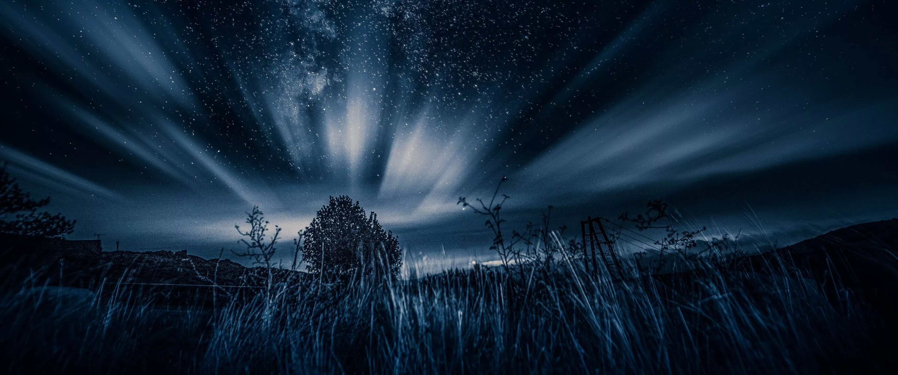 Starry sky Wallpaper 4K, Northern