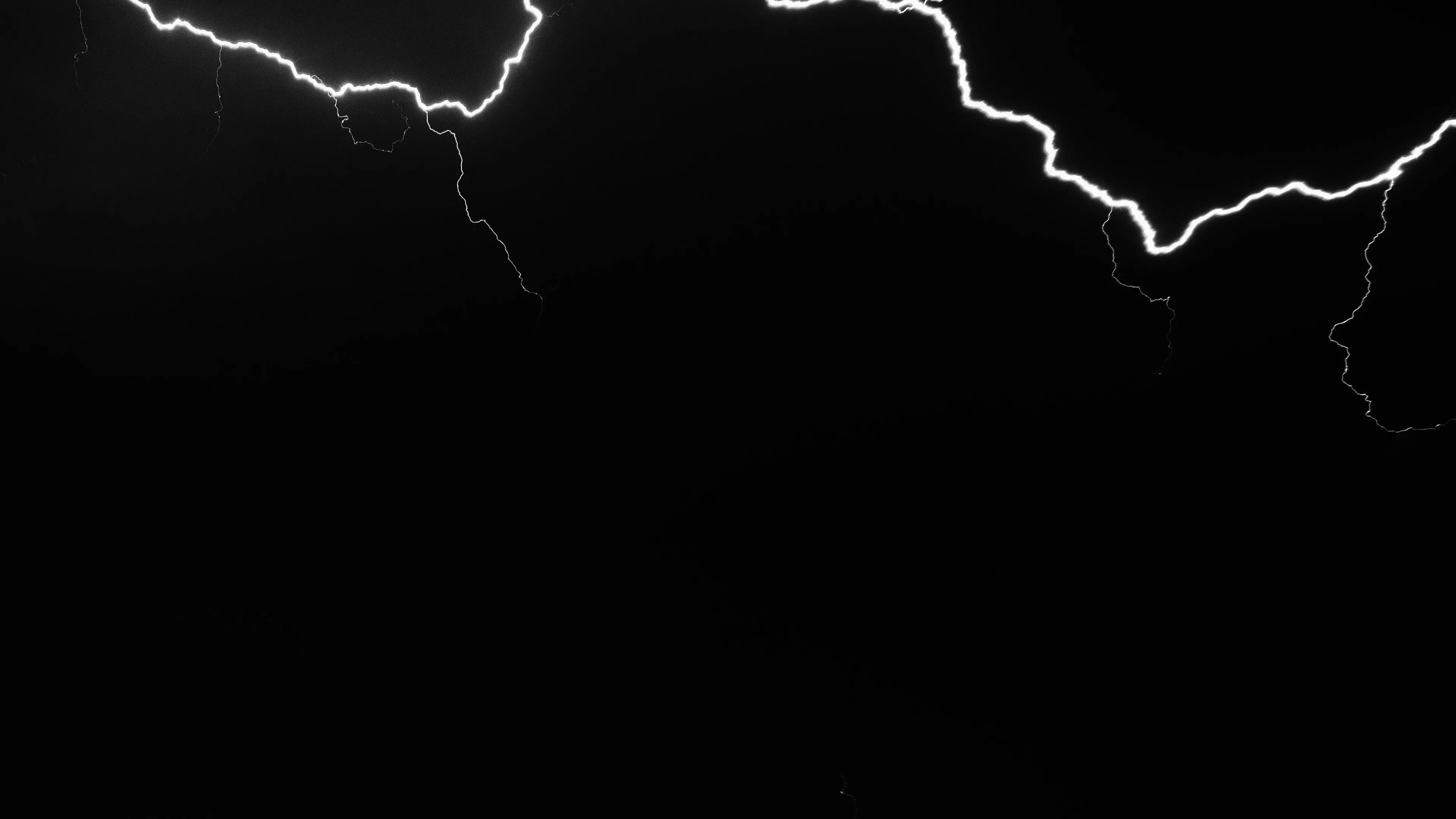 Lightening Night Sky Storm Nature