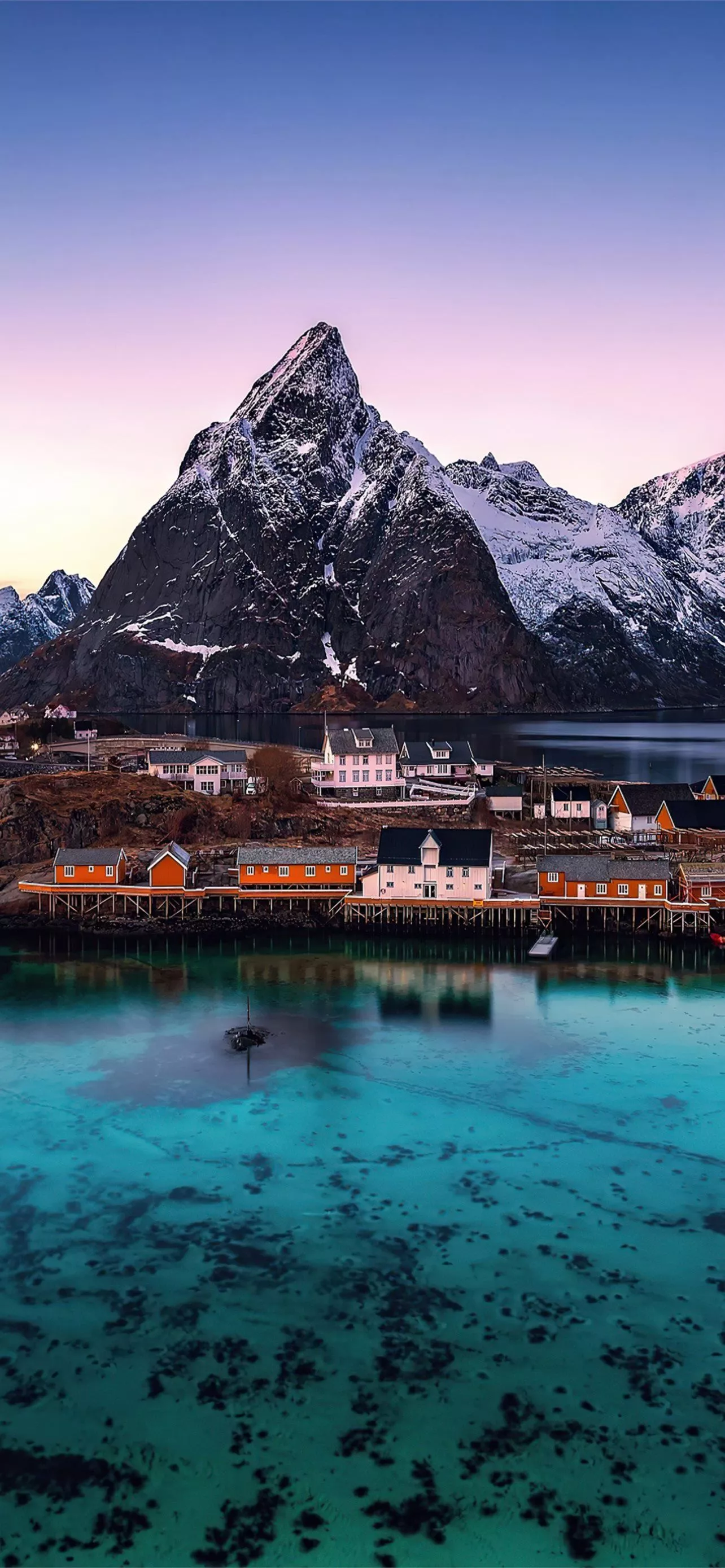 sunsets mountains 4k iPhone Wallpaper