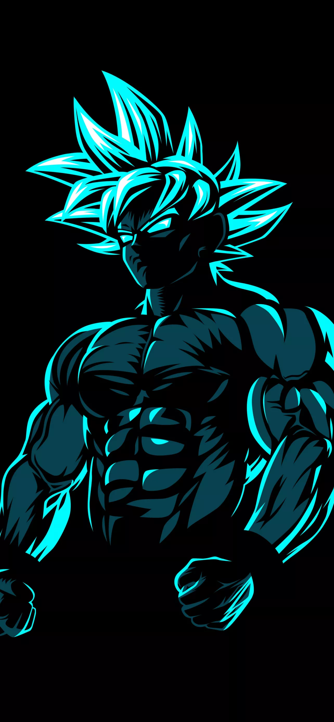 Goku Beast Mode AMOLED Black Background