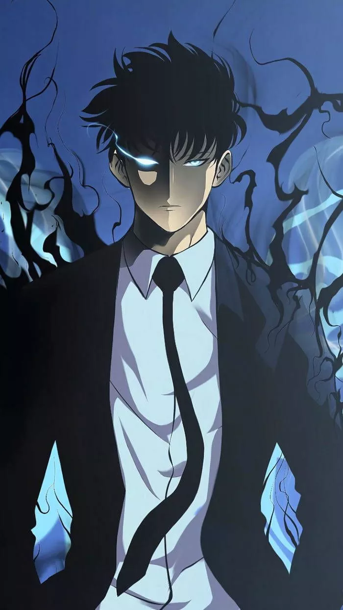 Solo Leveling Jin Woo Necktie Wallpaper