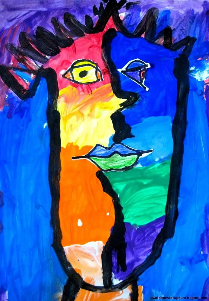 Picasso Blue HD phone wallpaper