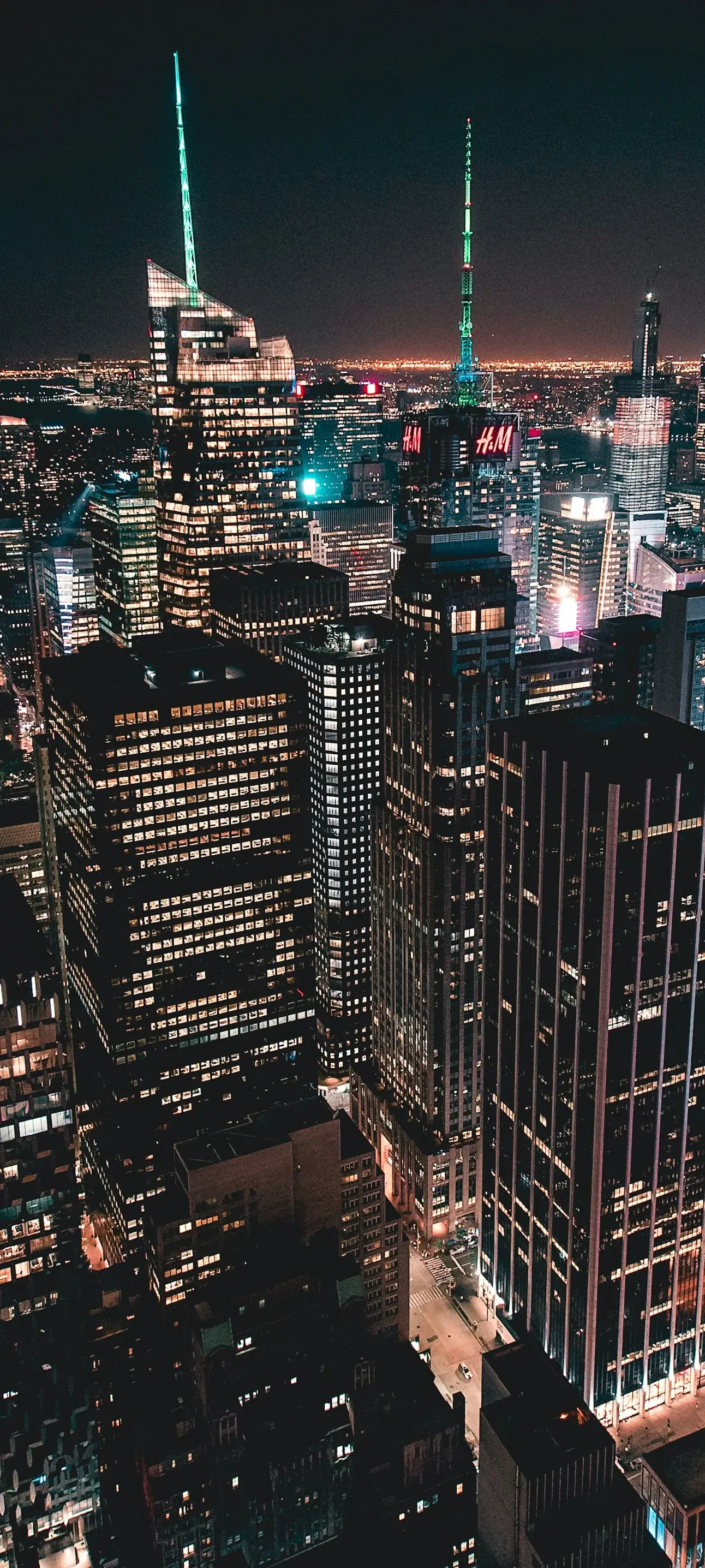 Skyscrapers From Above Droneshot Drone