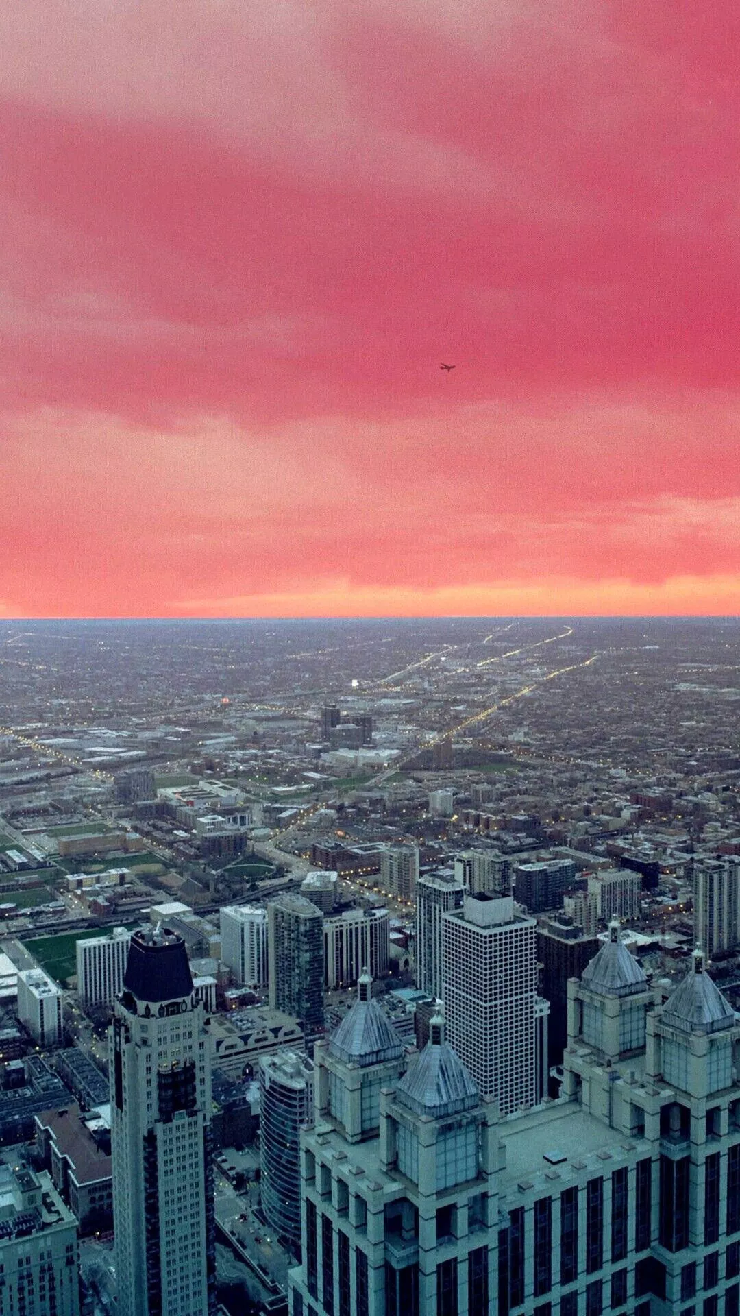 Peach Pink Skies New York City iPhone X