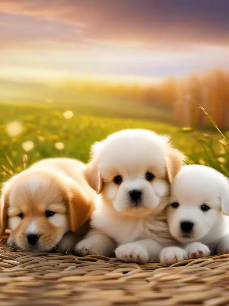 Cute Dogs And Puppies Wallpaper HD