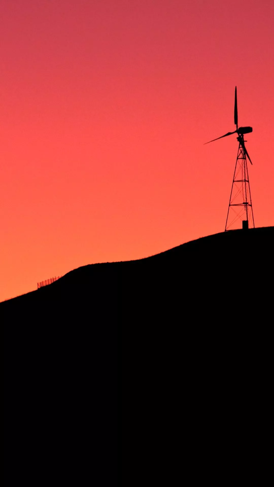 Windmill Wallpaper 4K, Sunrise
