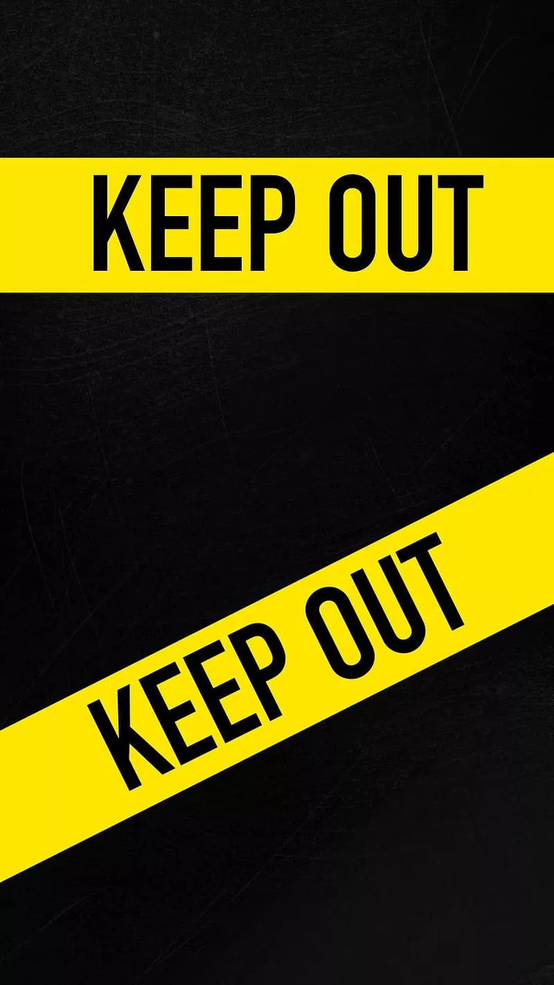 HD danger keep out wallpaper