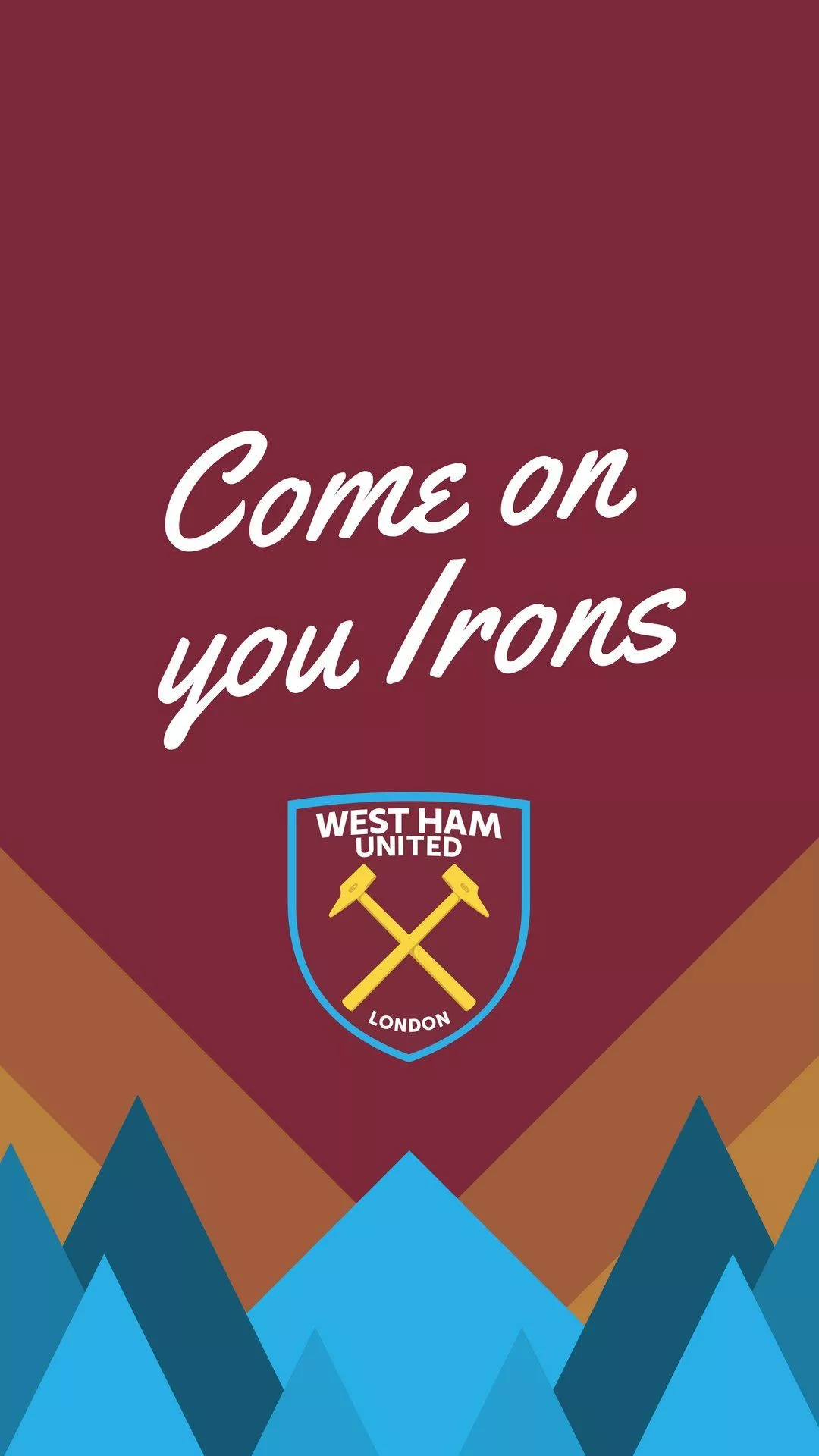 Come on you Irons #whufc #westham