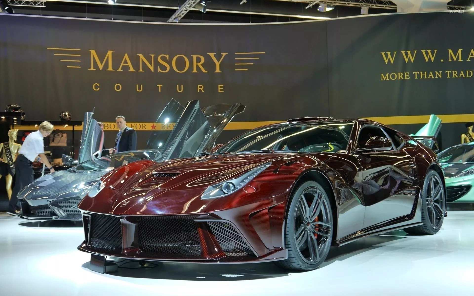 Red Ferrari F12berlinetta at Mansory