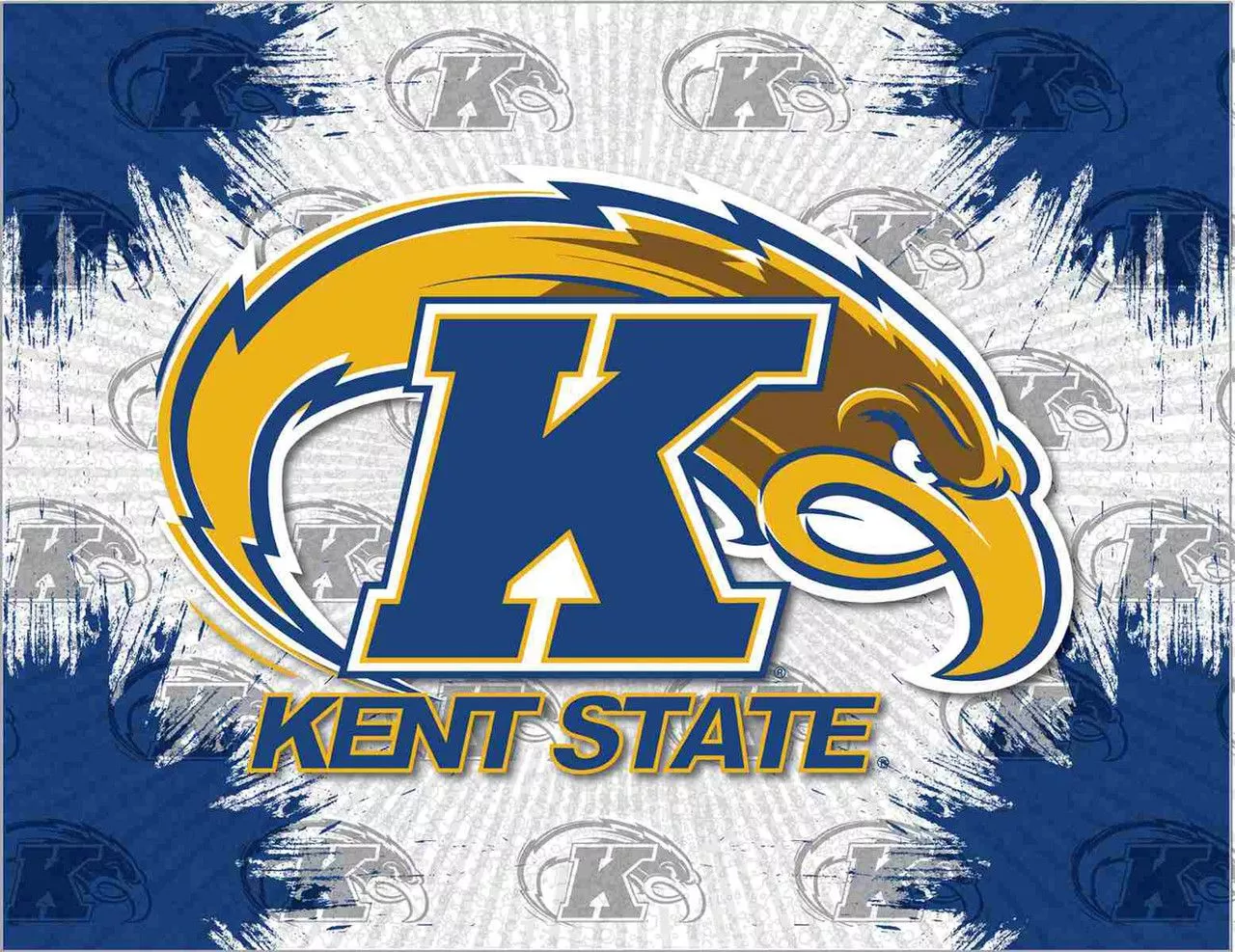 Kent State Golden Flashes Logo Canvas