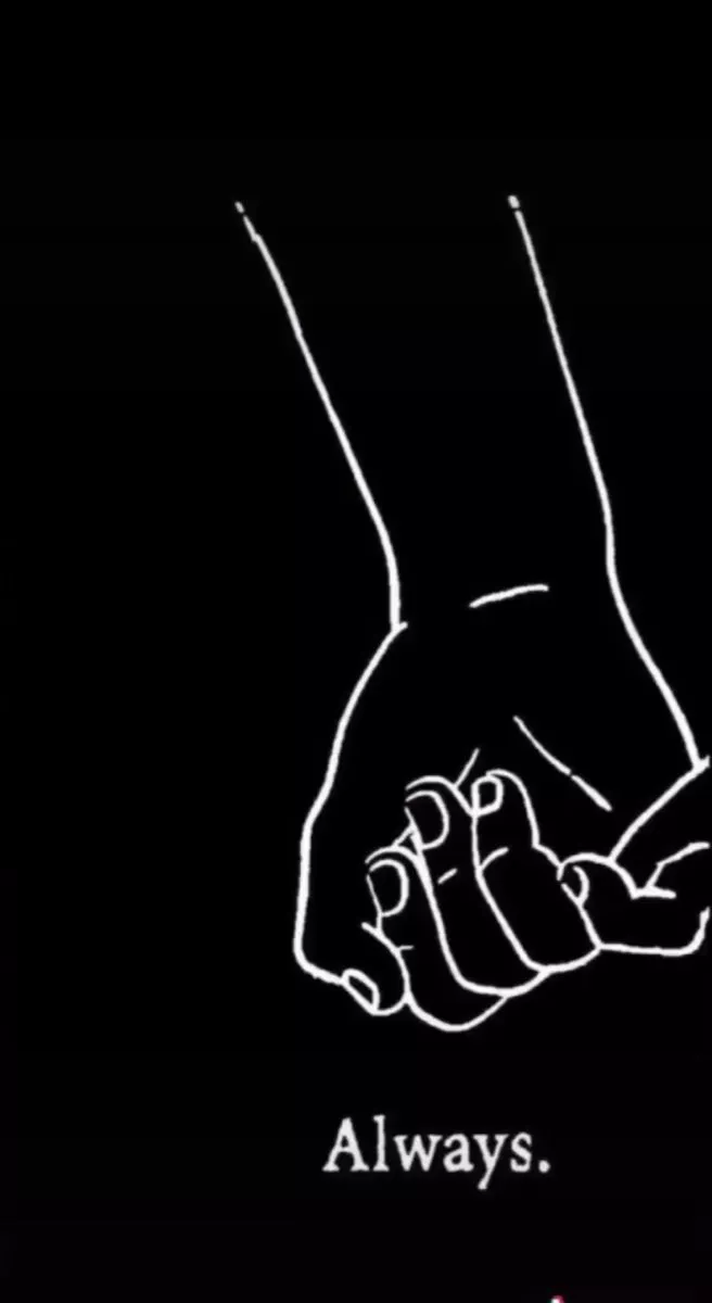 Always and forever hands matching wallpaper