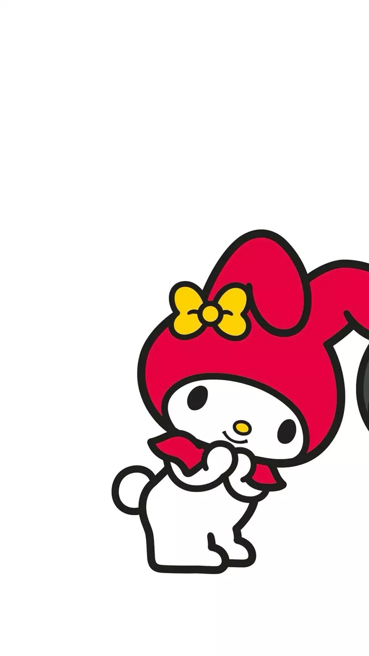 My Melody and Kuromi matching wallpaper