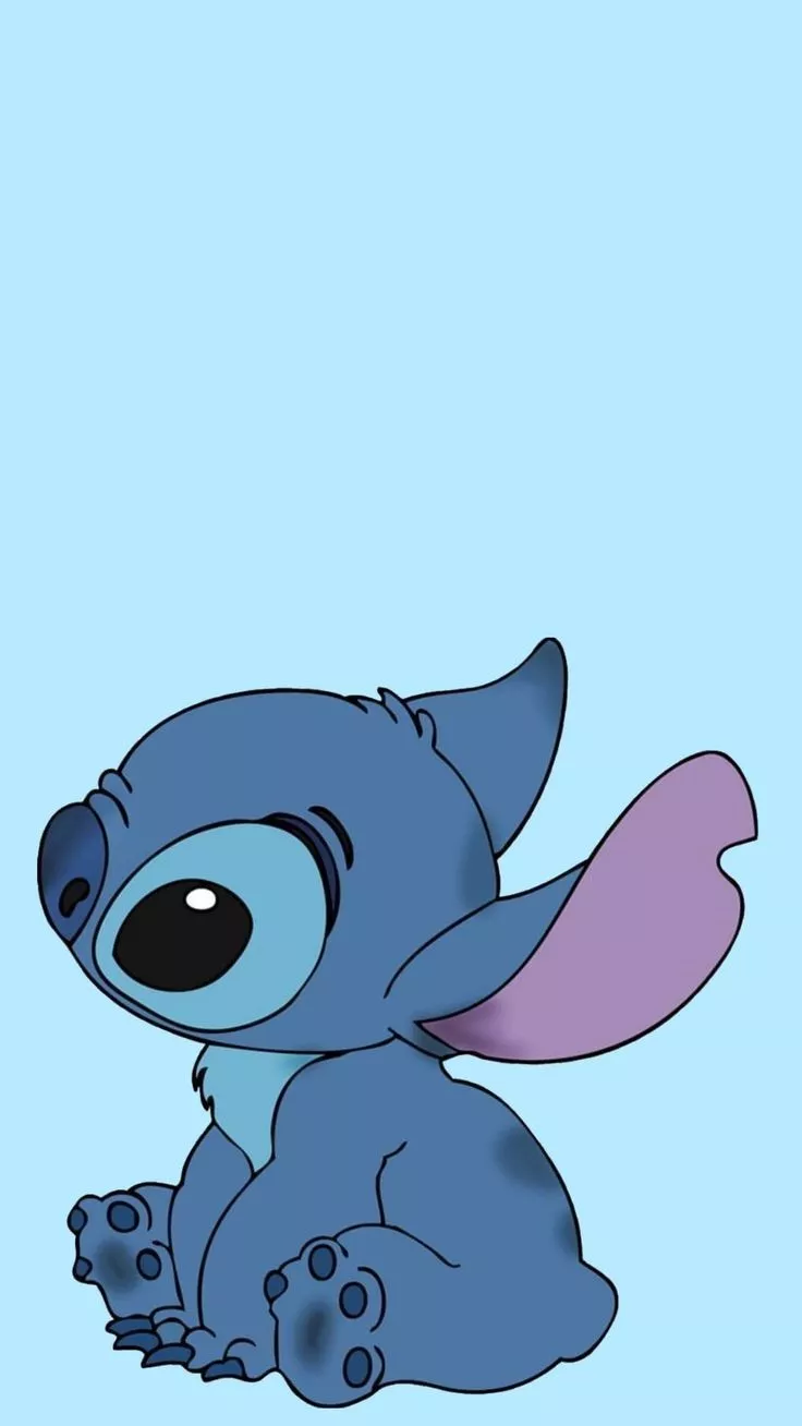 Angel and Stitch matching wallpaper