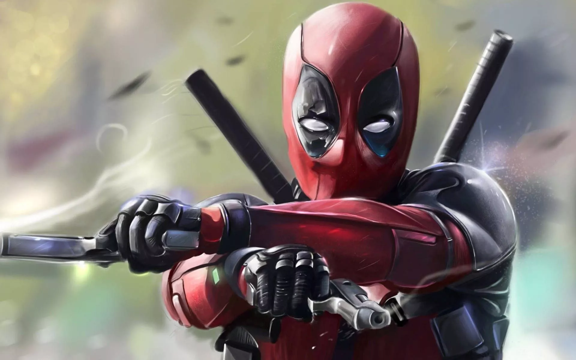 Realistic Deadpool Digital Illustration