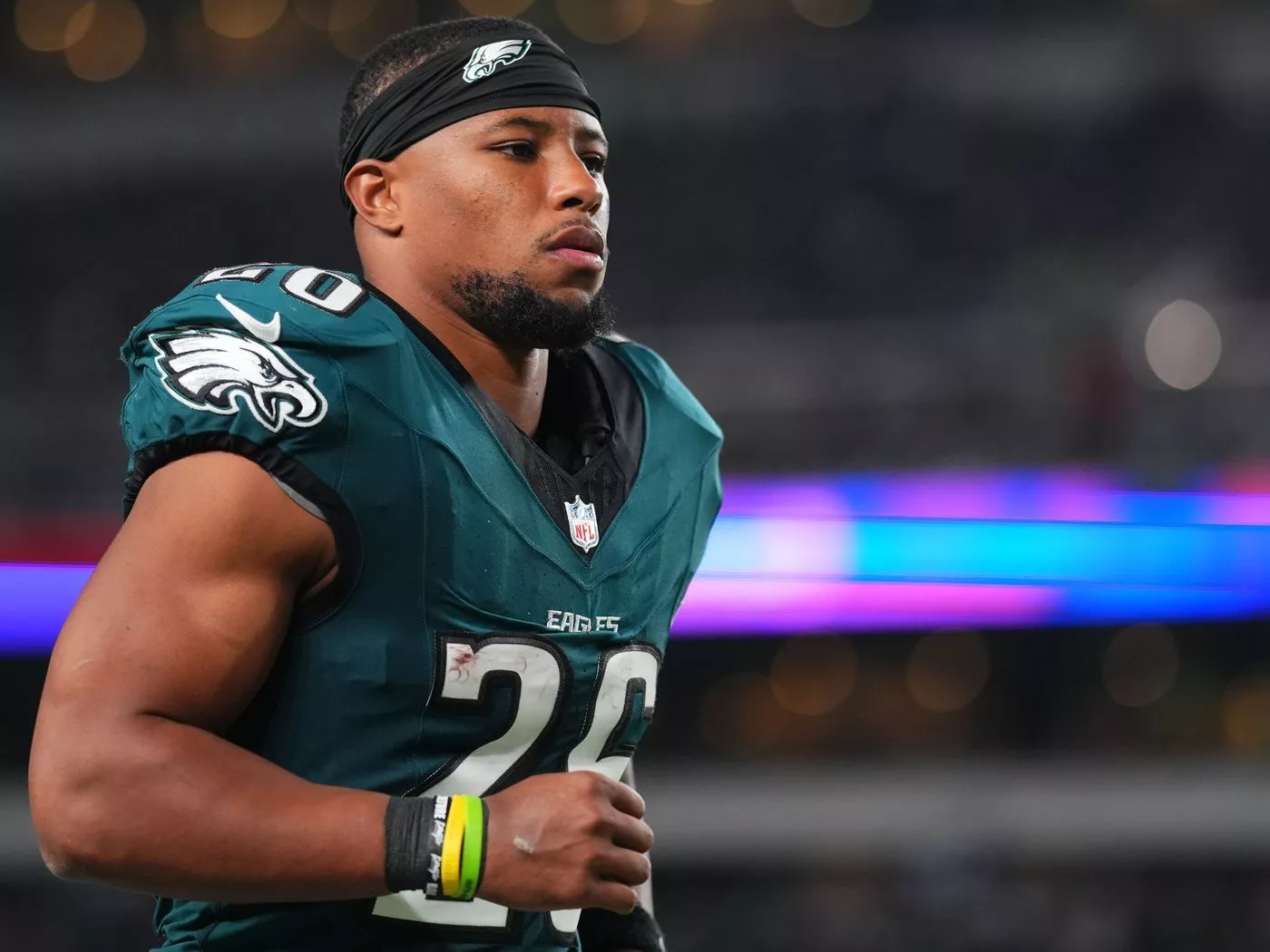 Saquon Barkley returns to Met Life