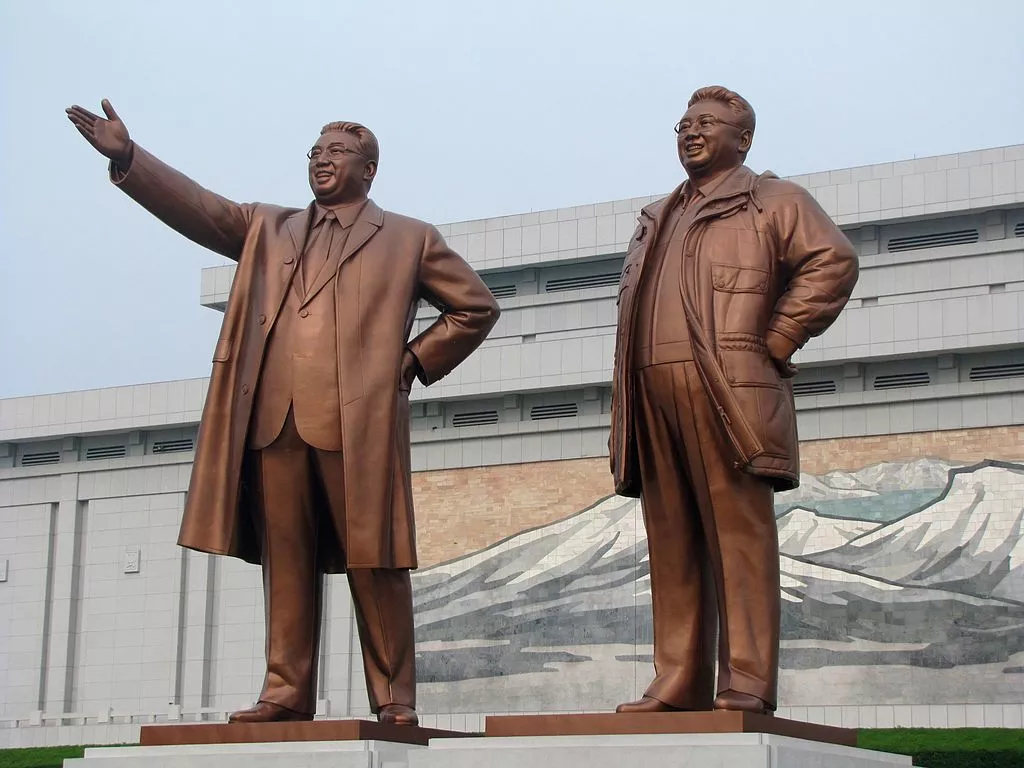 Kim Jong Il Statues From