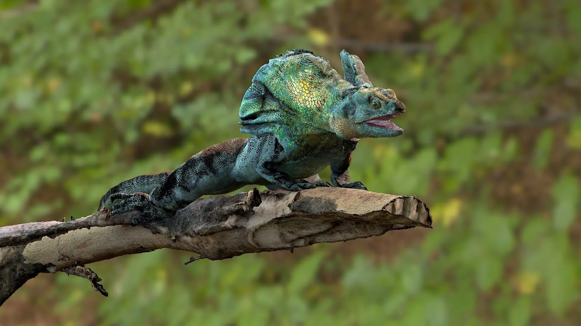 Frilled Lizard Variant Creature