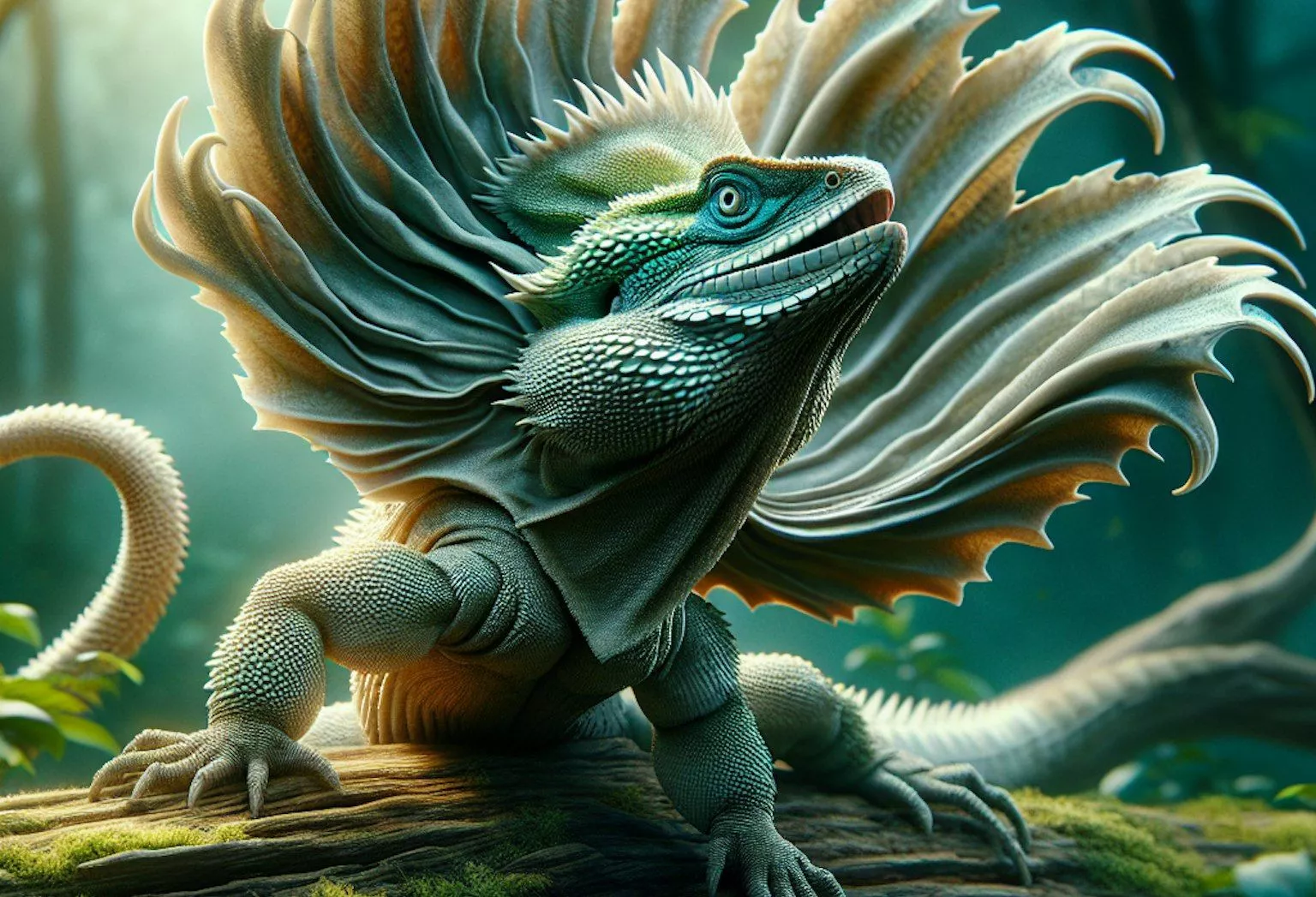 The Frilled Lizard as an Animal Omen