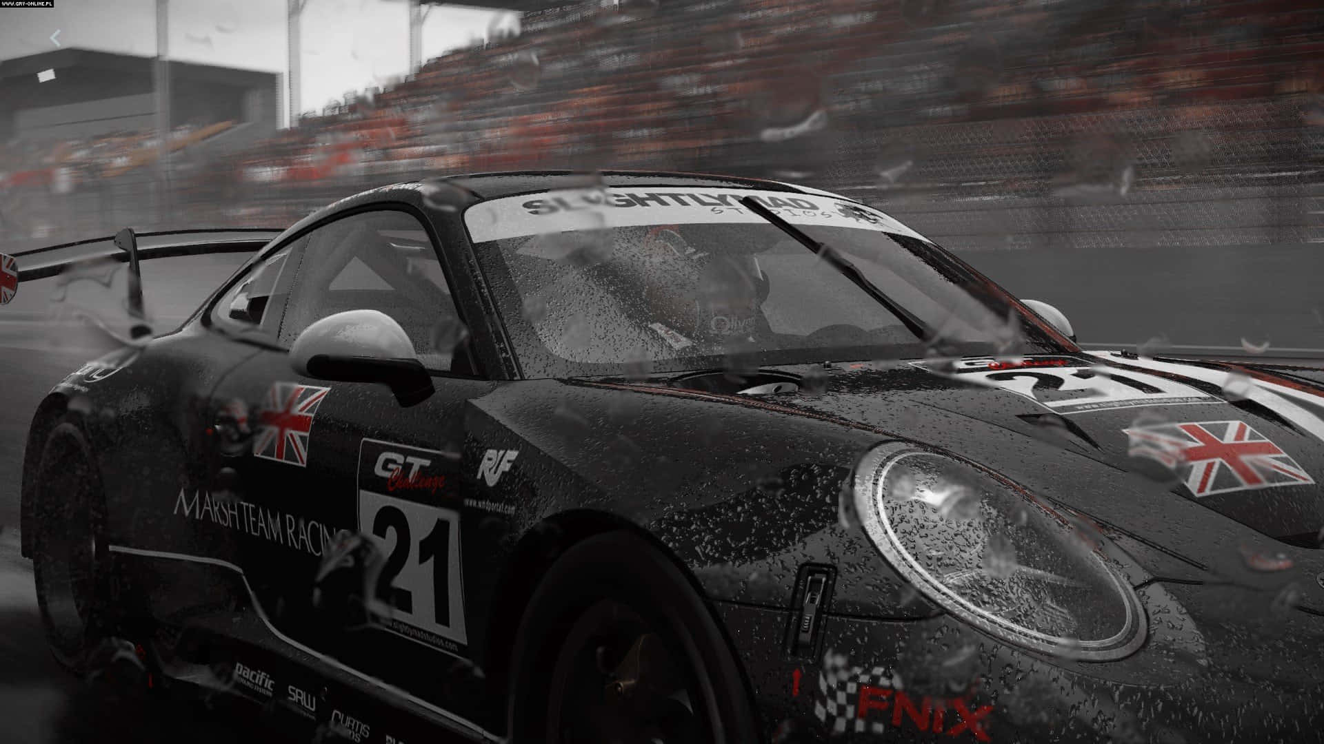 Download A Porsche Gt3 Racing Car Is