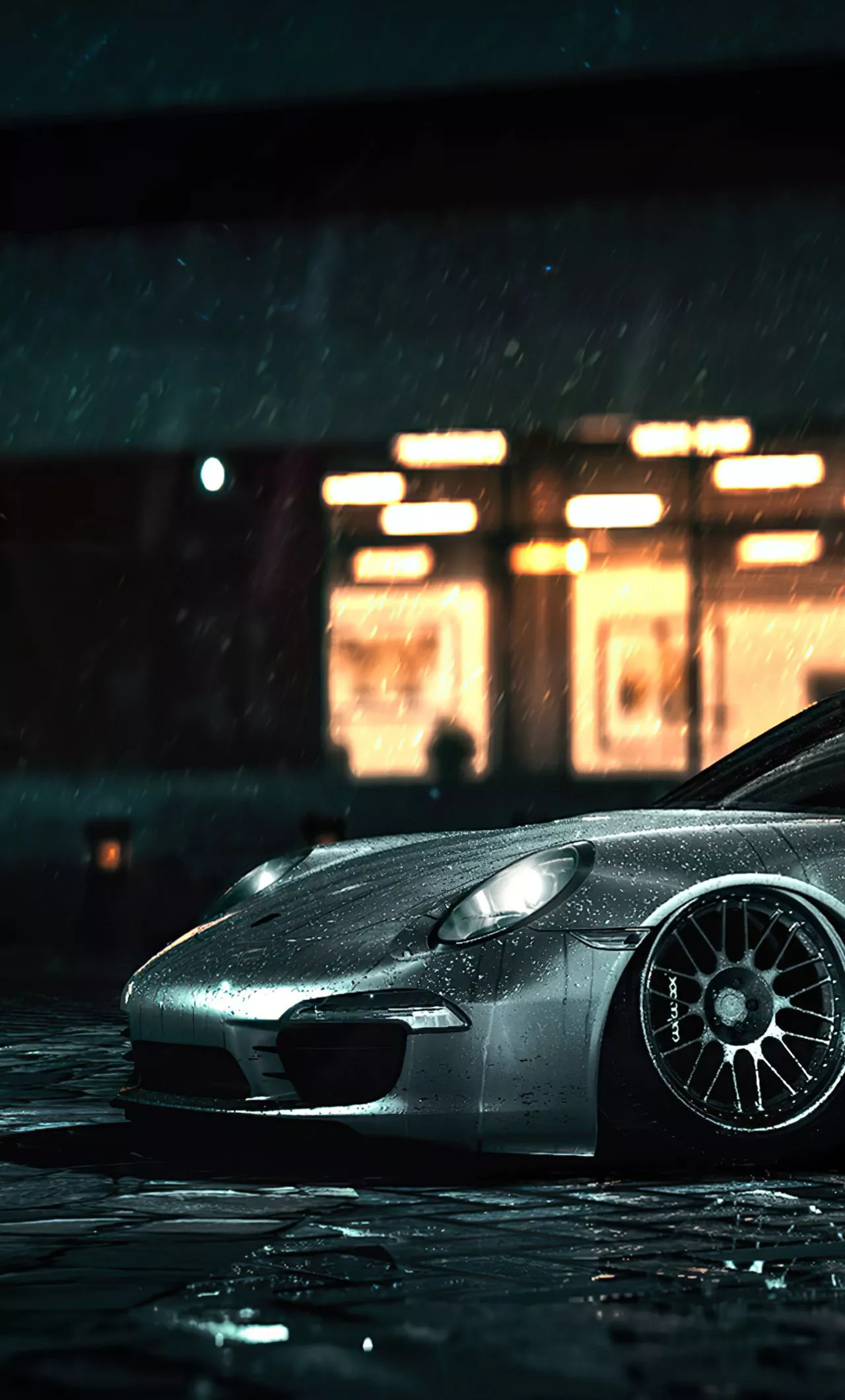 Porsche 911 Rain iPhone