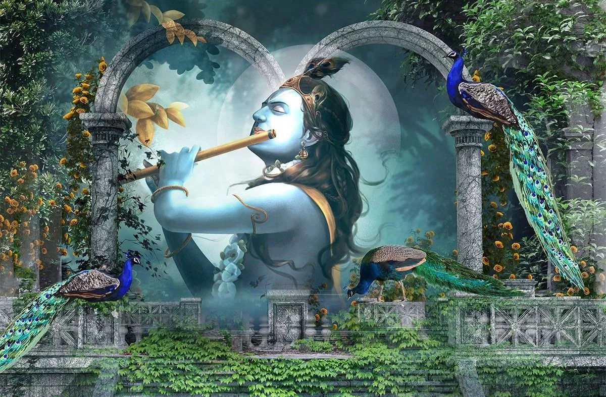 Krishna Wallpaper for Wall, Bhagwan