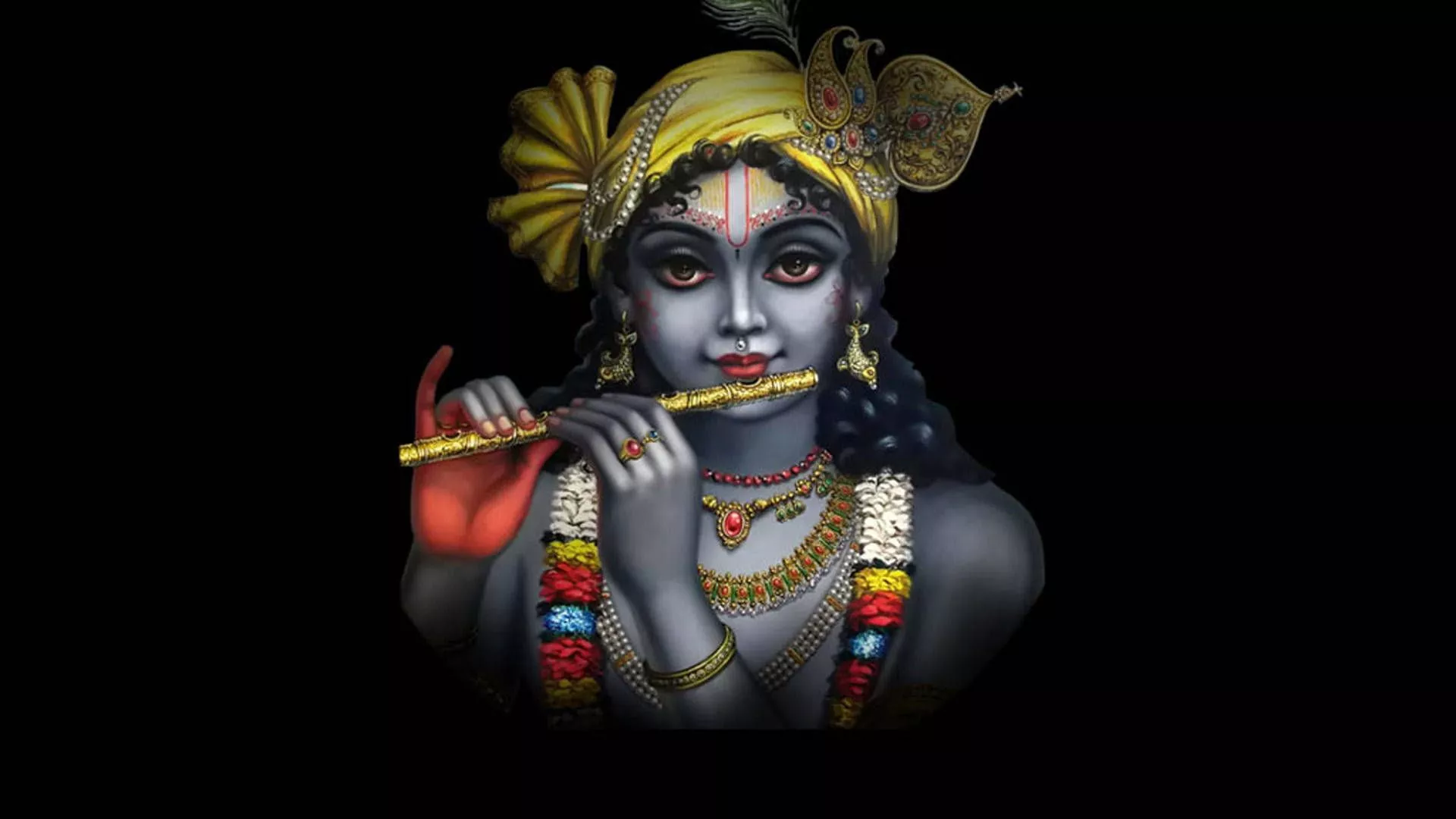 Hindu God Krishna HD Wallpaper