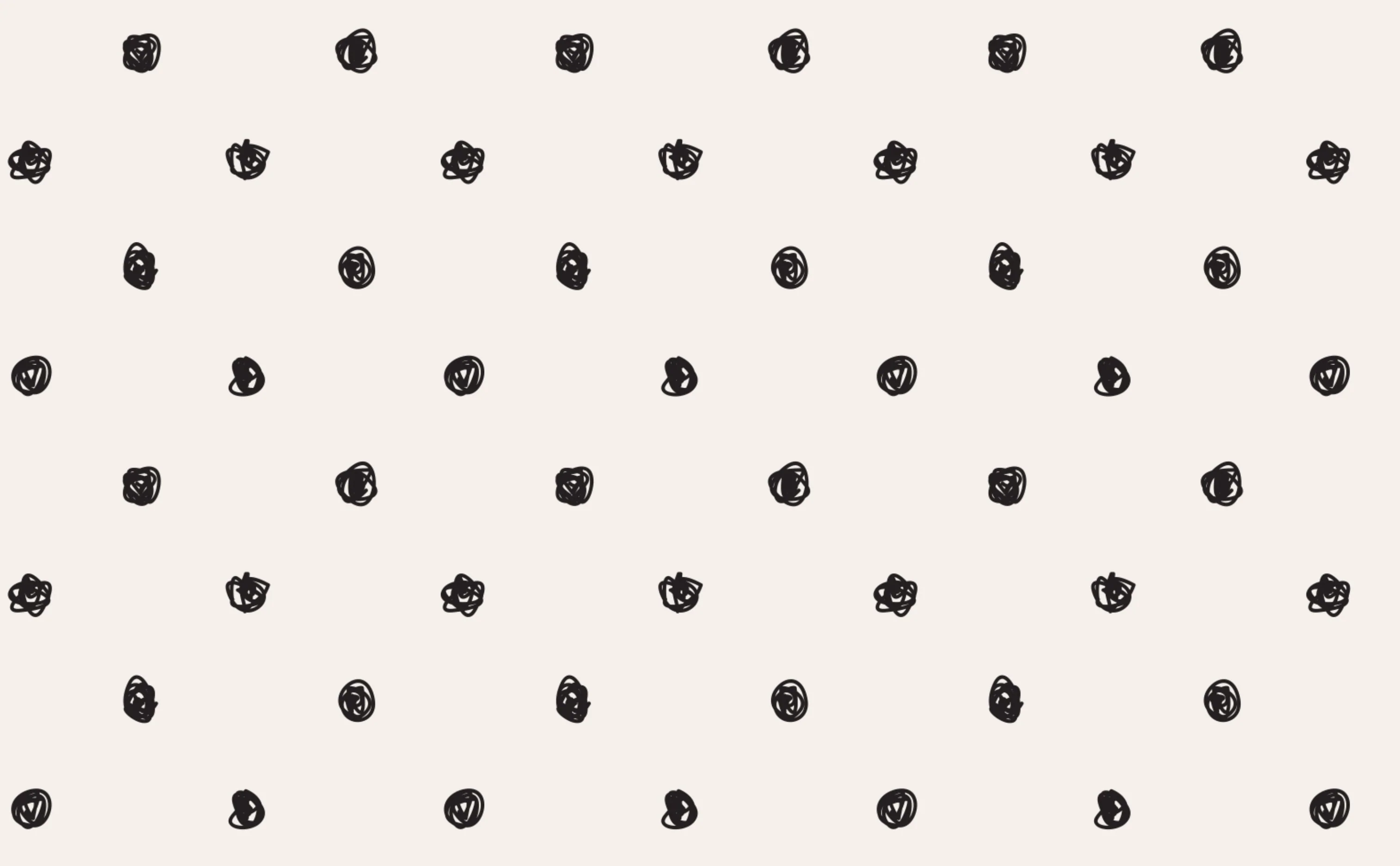 Hand Drawn Scribbled Dots Wallpaper