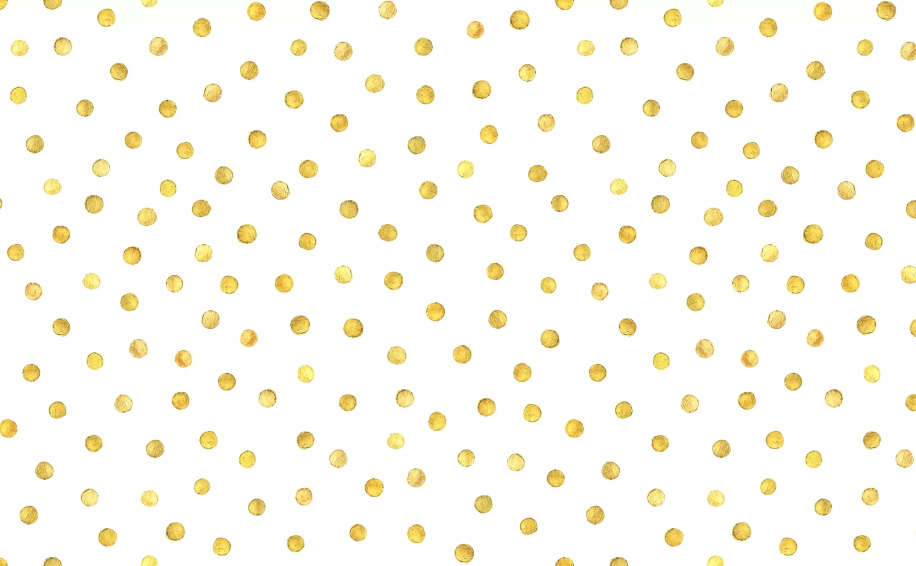 Gold Polka Dot Wallpaper