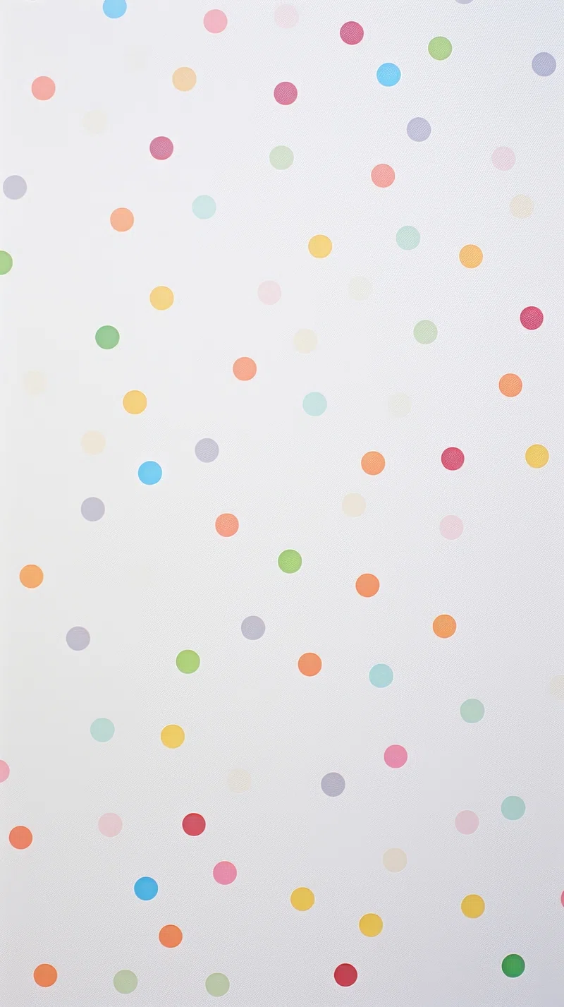 Pink White Polka Dot Background Image