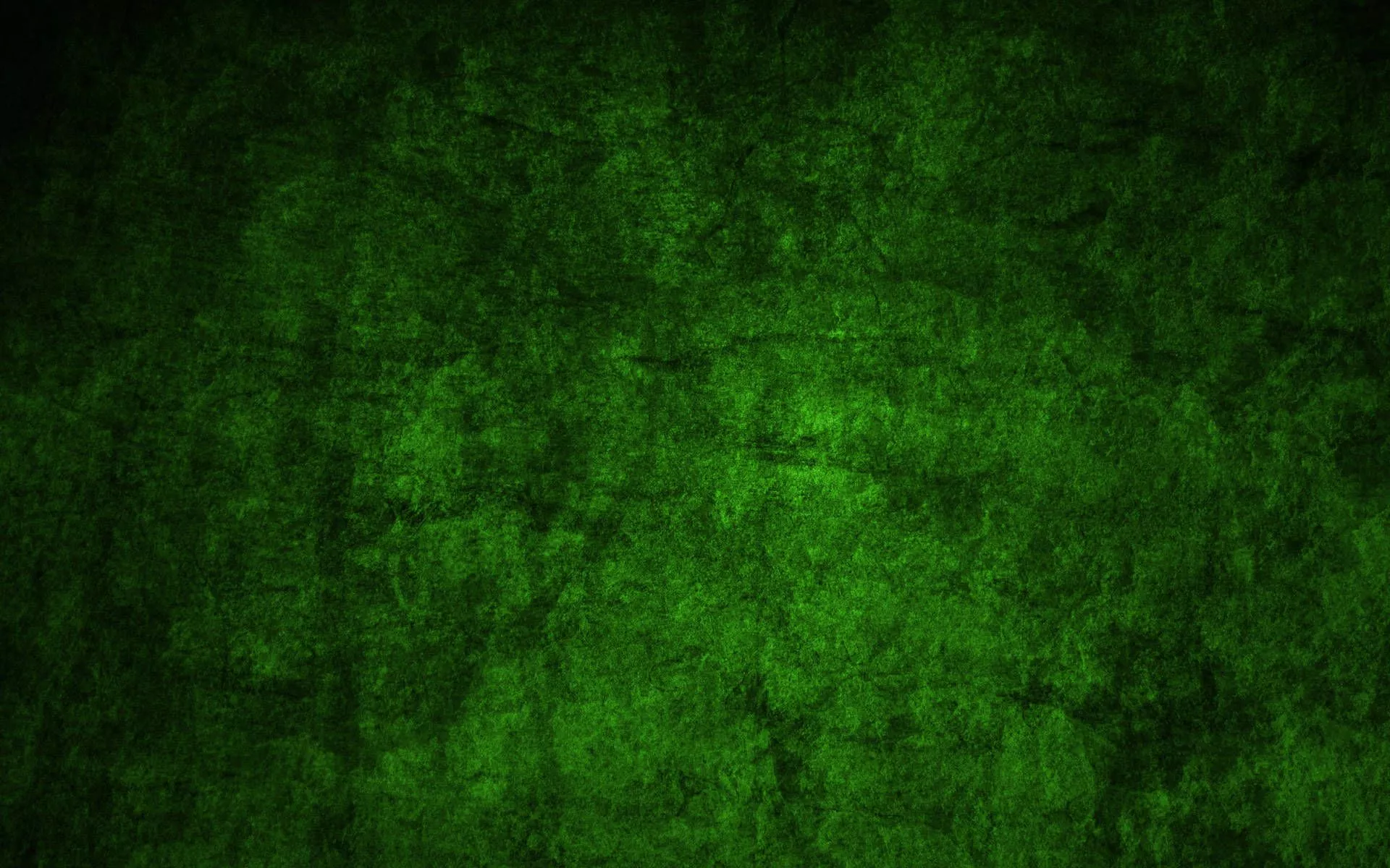 Dark Green Stone Wall Desktop Wallpaper