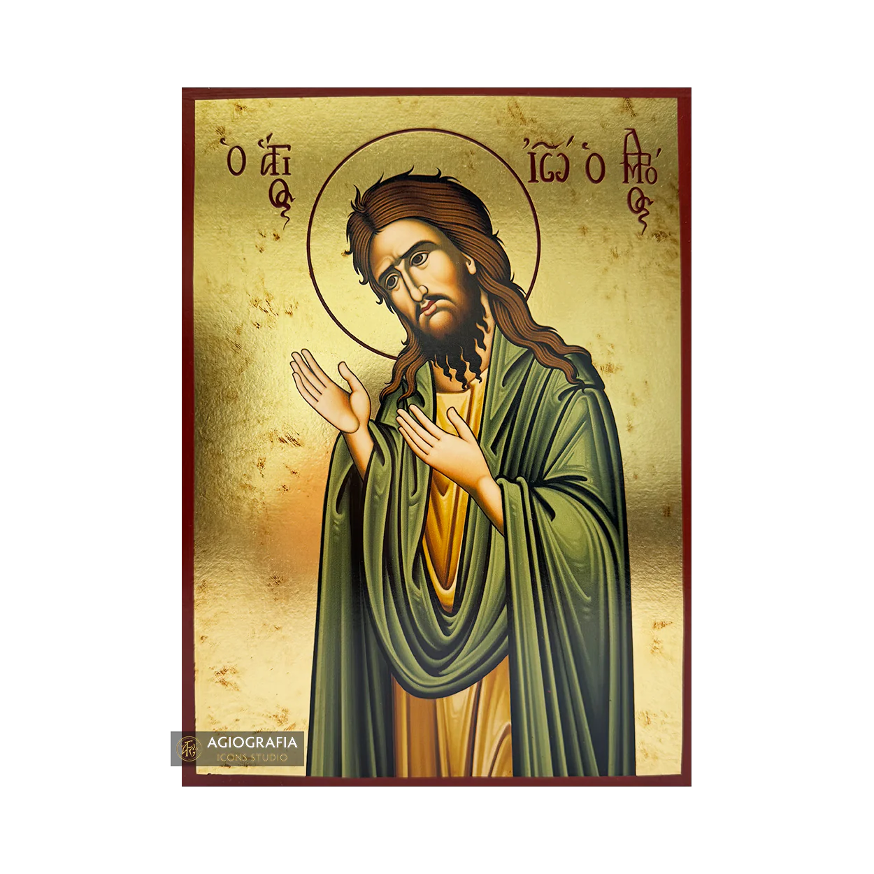 Baptist Deesis Gold Print Icon