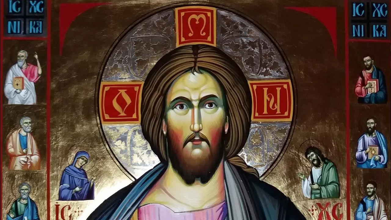 BYZANTINE ART, JESUS CHRIST and 12