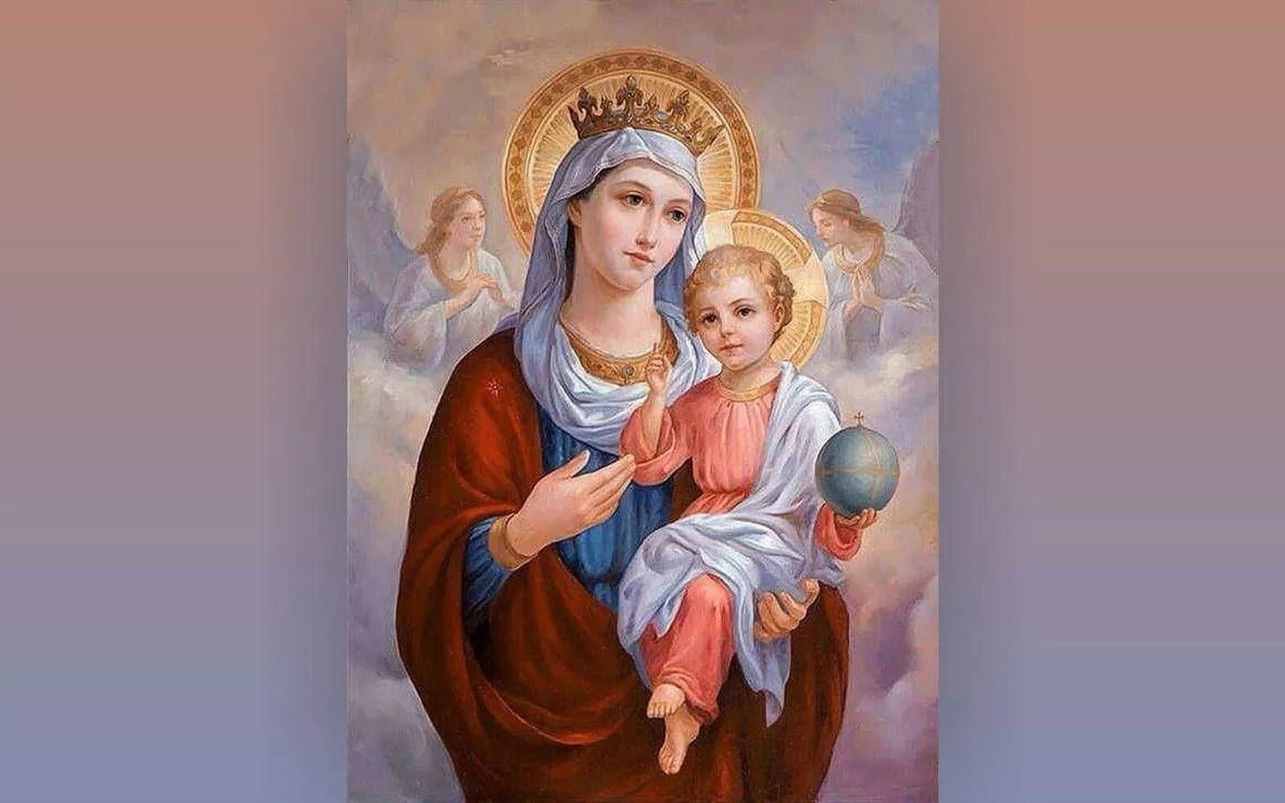Mary And Jesus HD Wallpaper