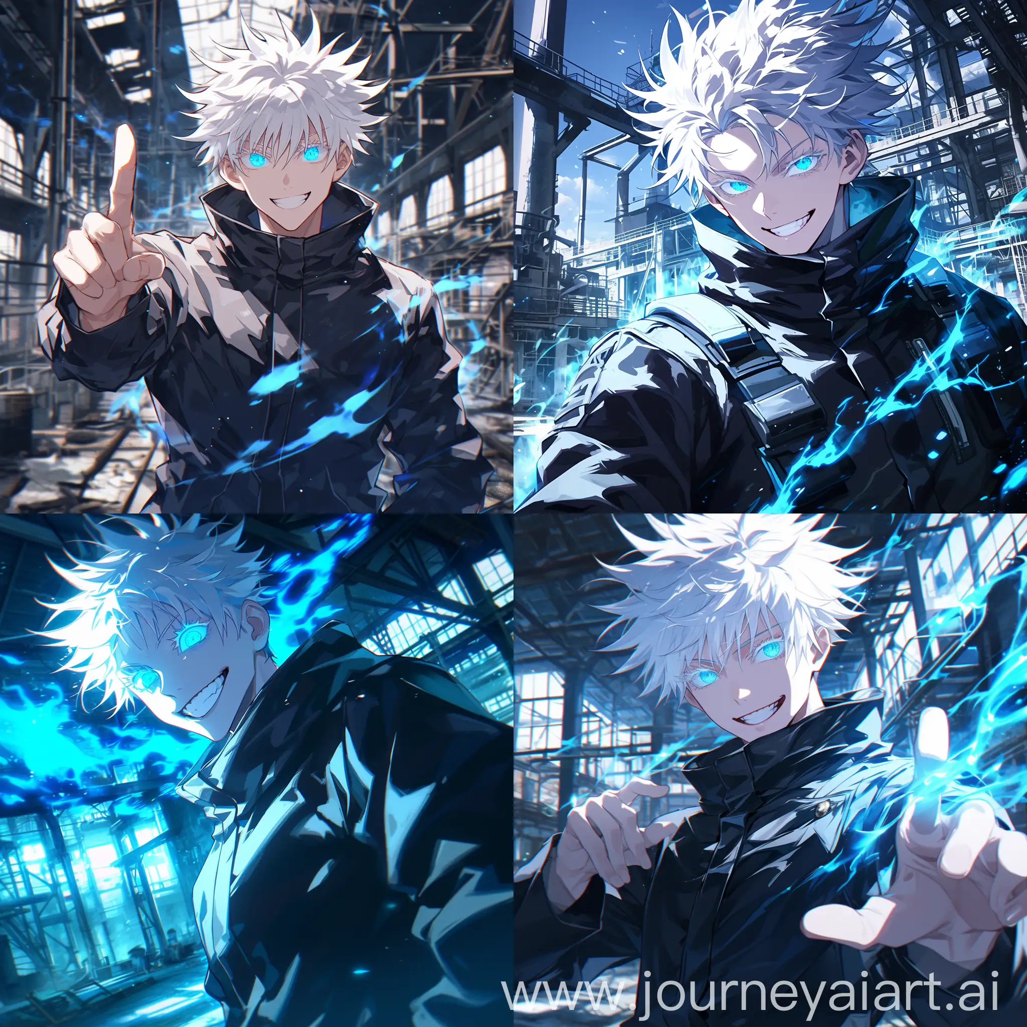Satoru Gojo Midjourney AI image