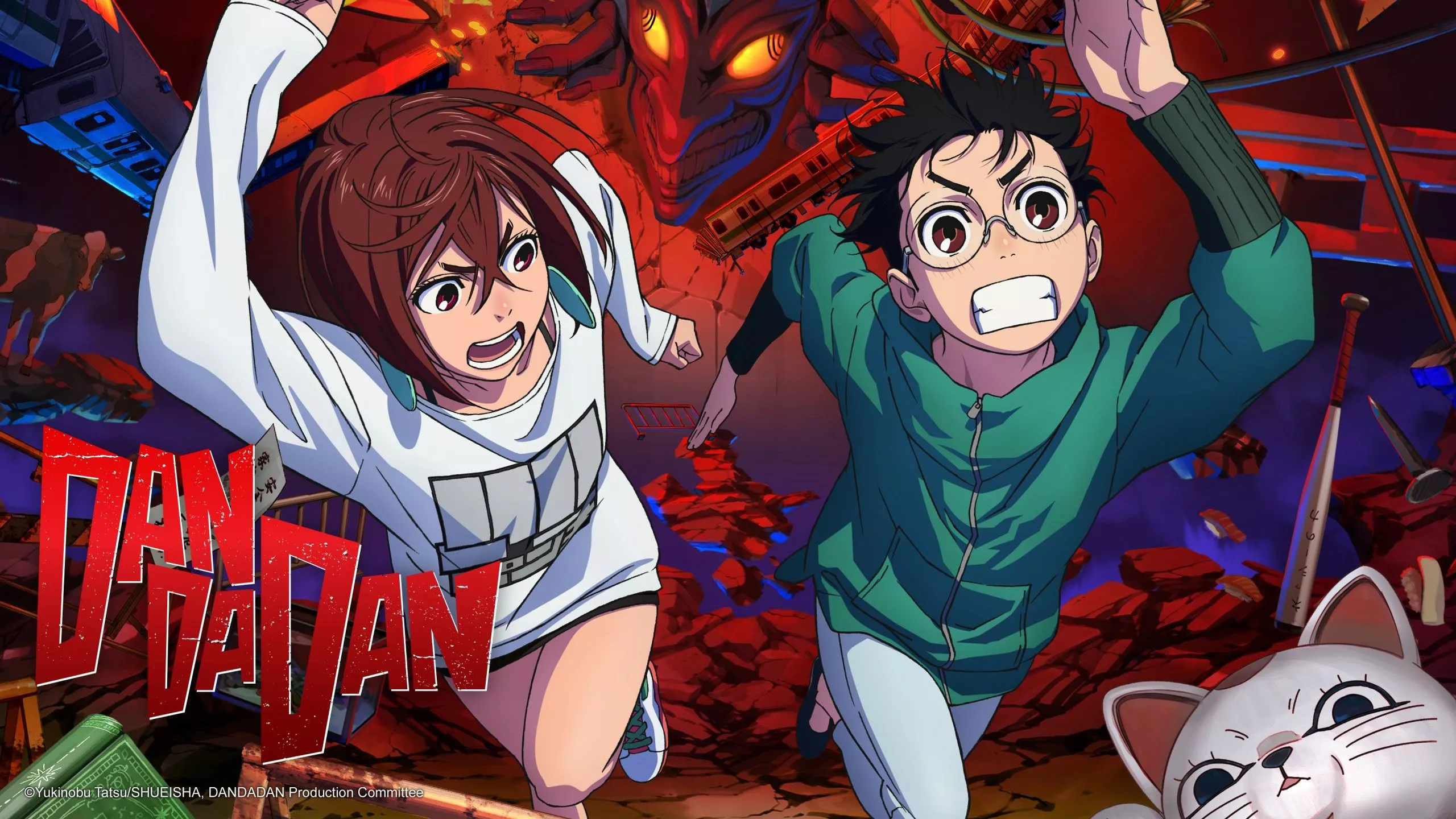 Dandadan Wallpaper 4K, Key Art, Momo