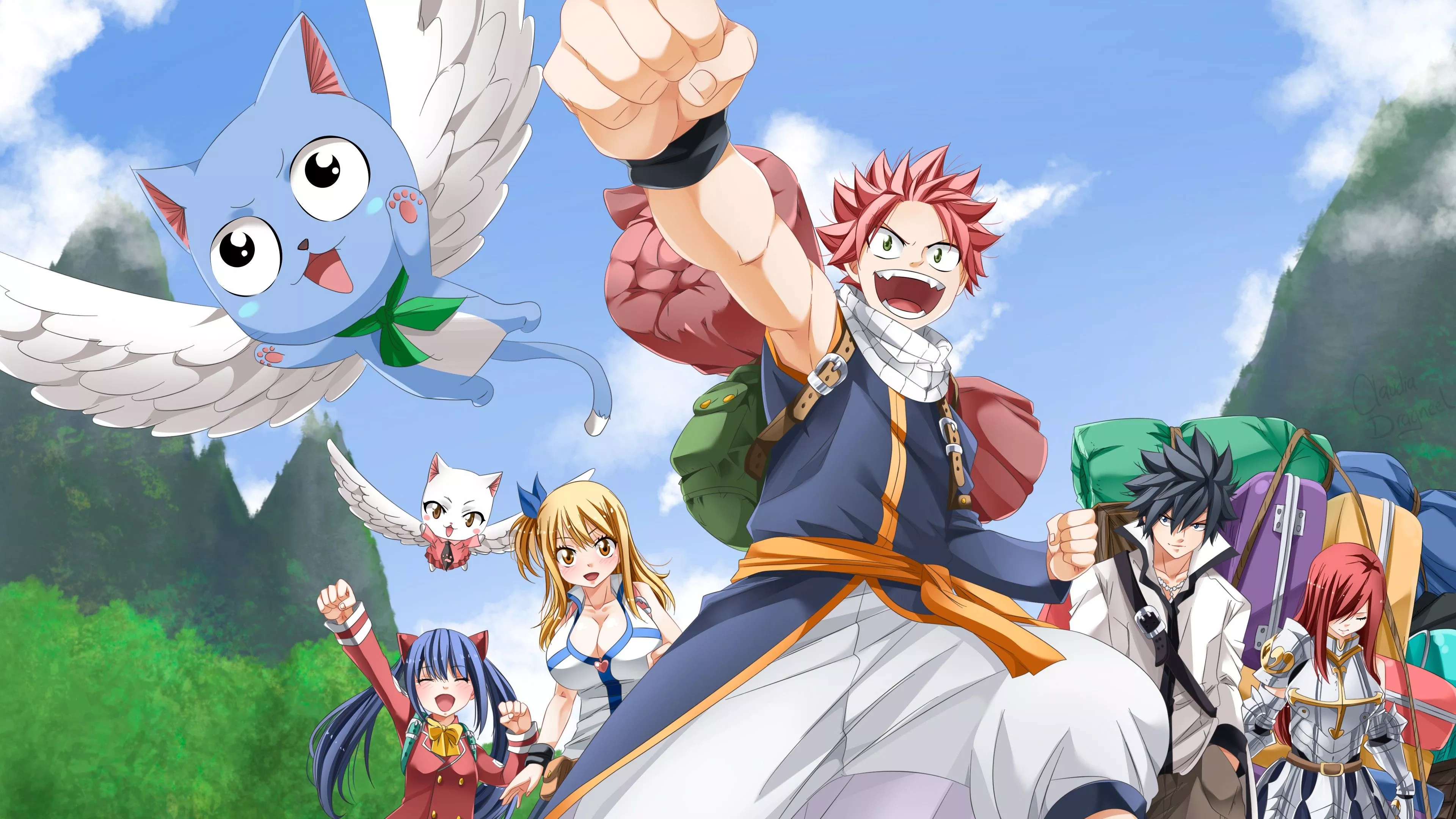 Fairy Tail 2 4K HD Anime Wallpaper