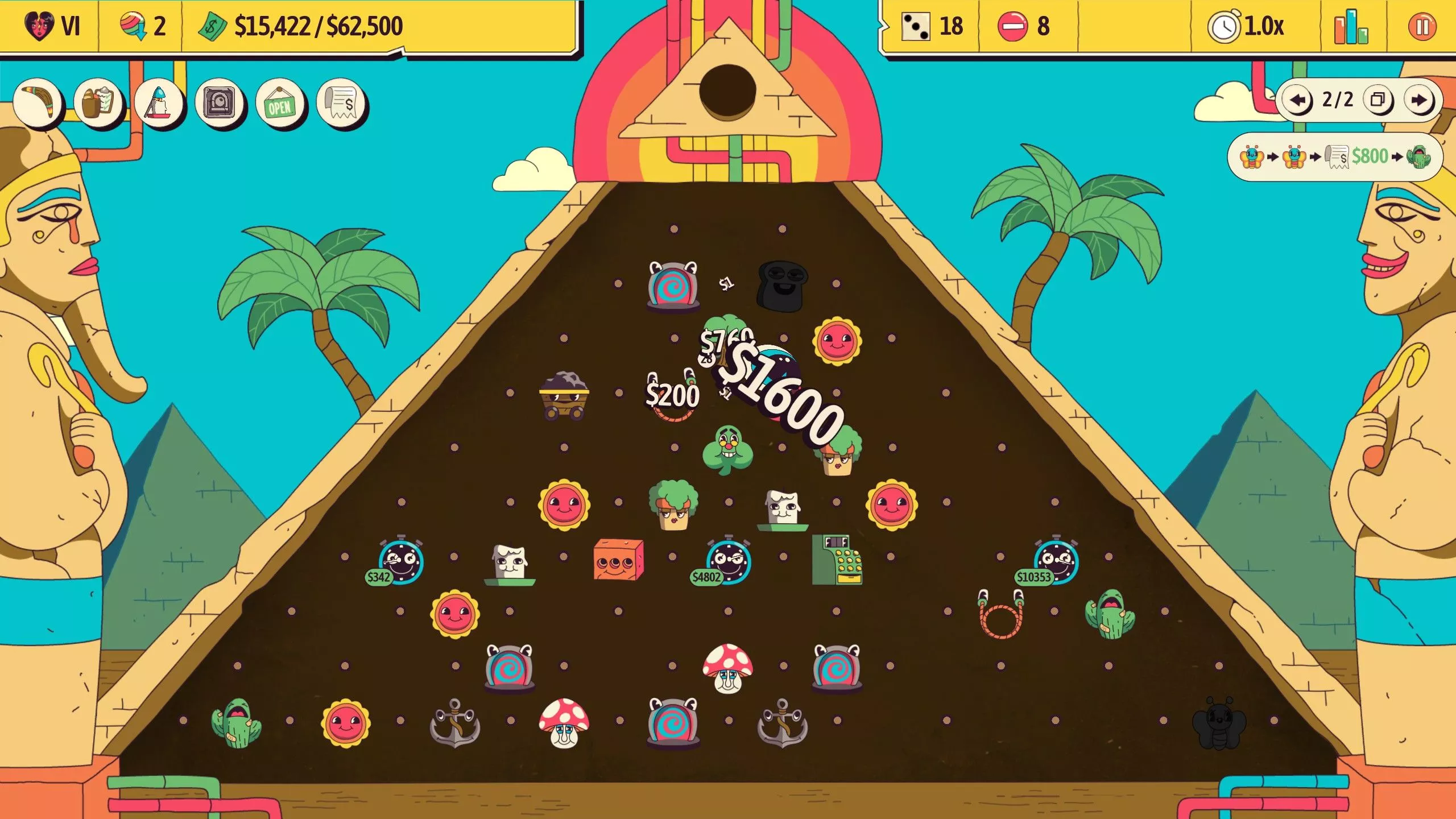 pachinko roguelike Ballionaire