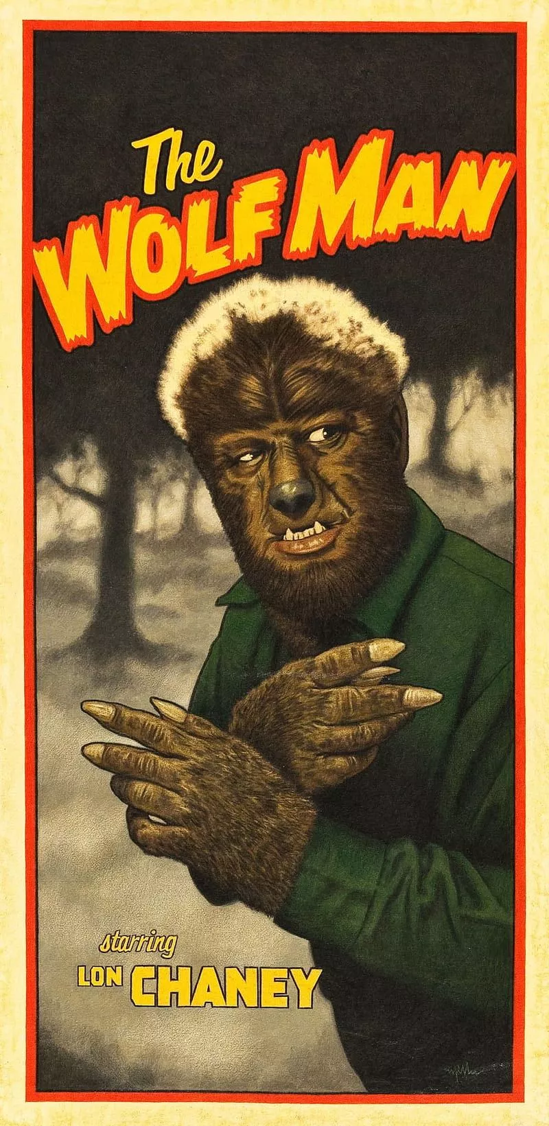 Wolfman 1941, lon chaney jr, universal monsters, HD phone wallpaper