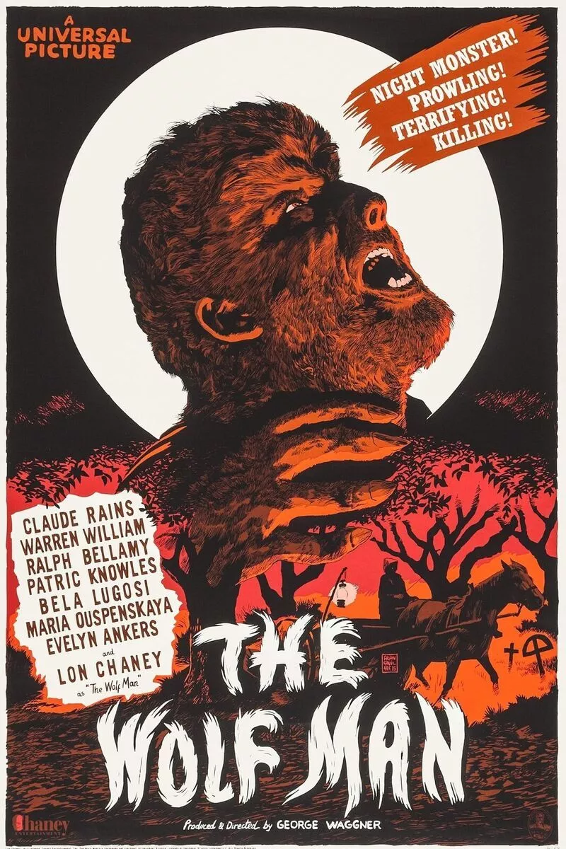The Wolf Man Movie Poster 11X17